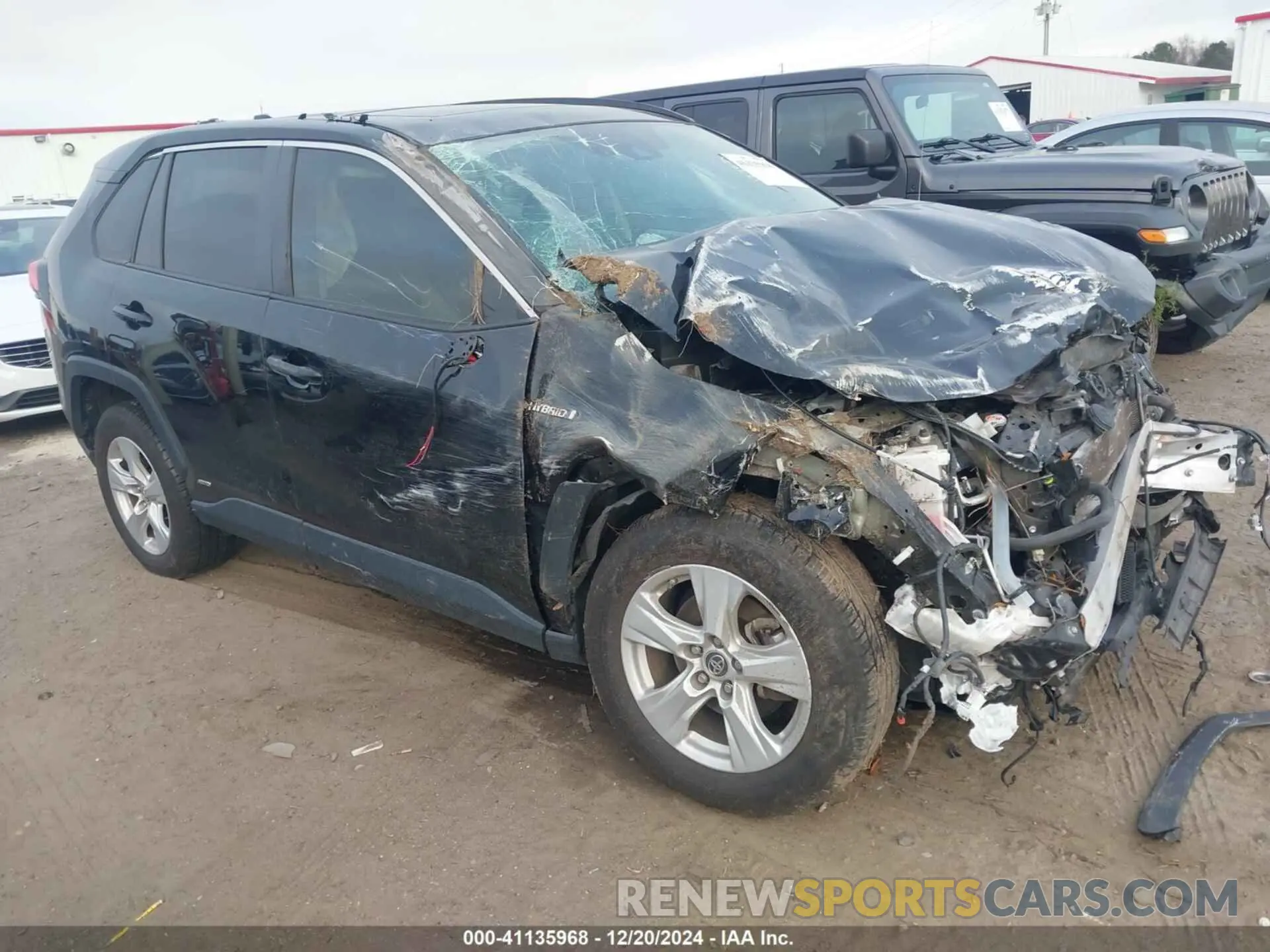 1 fotografías del automóvil dañado JTMRWRFV4KD017909 TOYOTA RAV4 HYBRID 2019