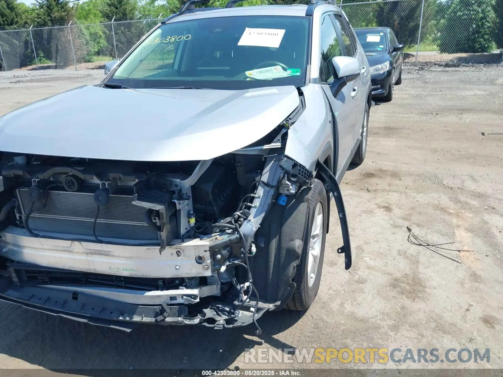 6 fotografías del automóvil dañado JTMRWRFV4KD023659 TOYOTA RAV4 HYBRID 2019