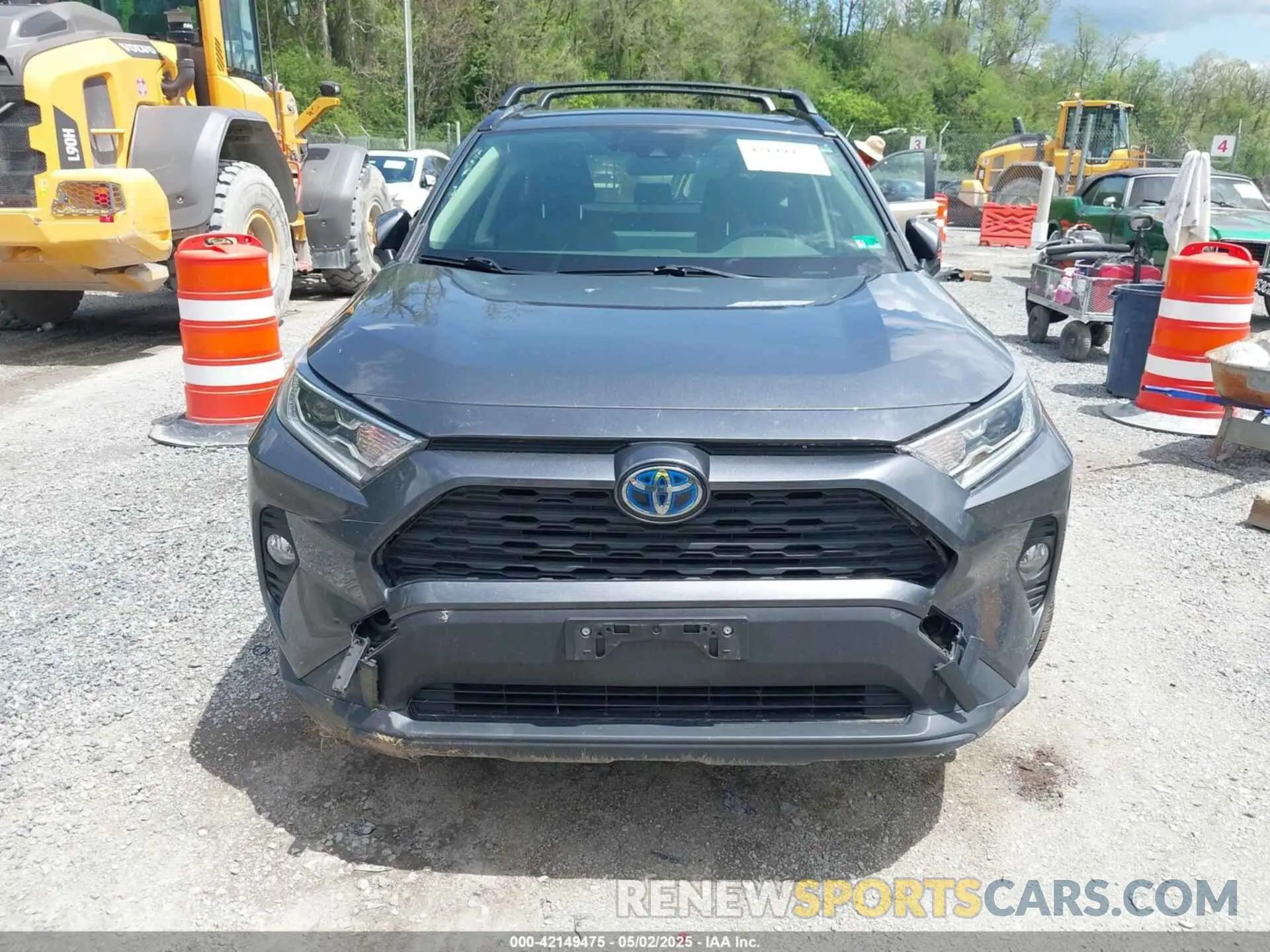 12 fotografías del automóvil dañado JTMRWRFV4KD034399 TOYOTA RAV4 HYBRID 2019