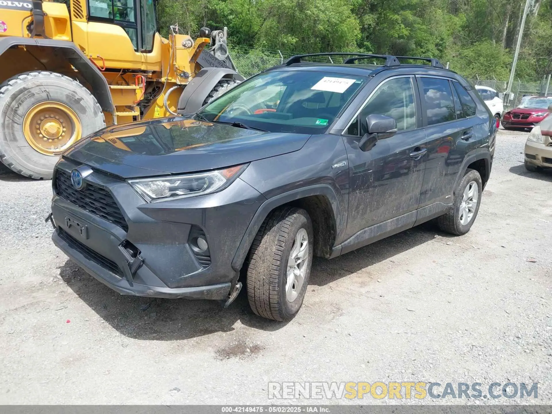 2 fotografías del automóvil dañado JTMRWRFV4KD034399 TOYOTA RAV4 HYBRID 2019