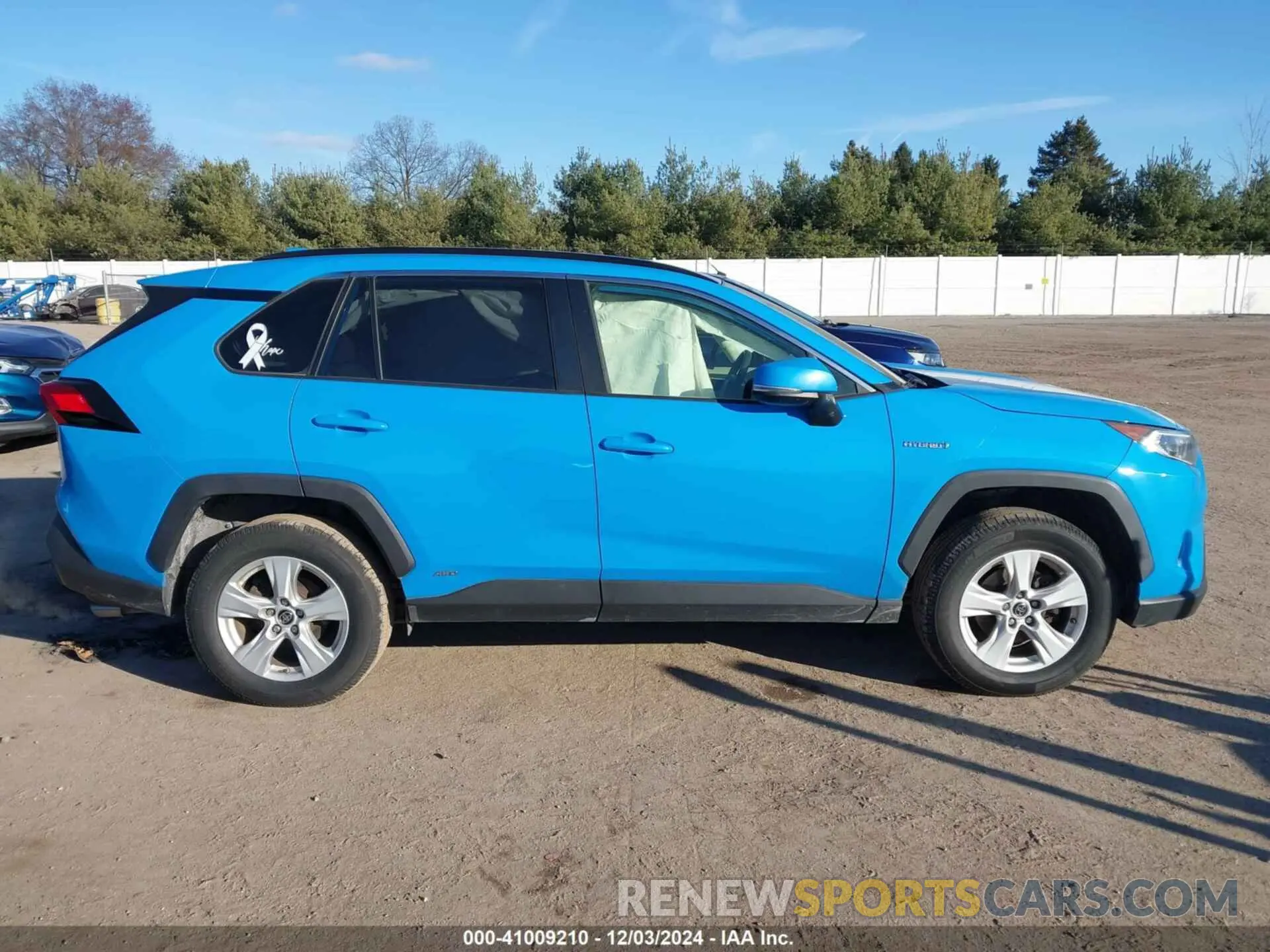 14 fotografías del automóvil dañado JTMRWRFV5KD020186 TOYOTA RAV4 HYBRID 2019