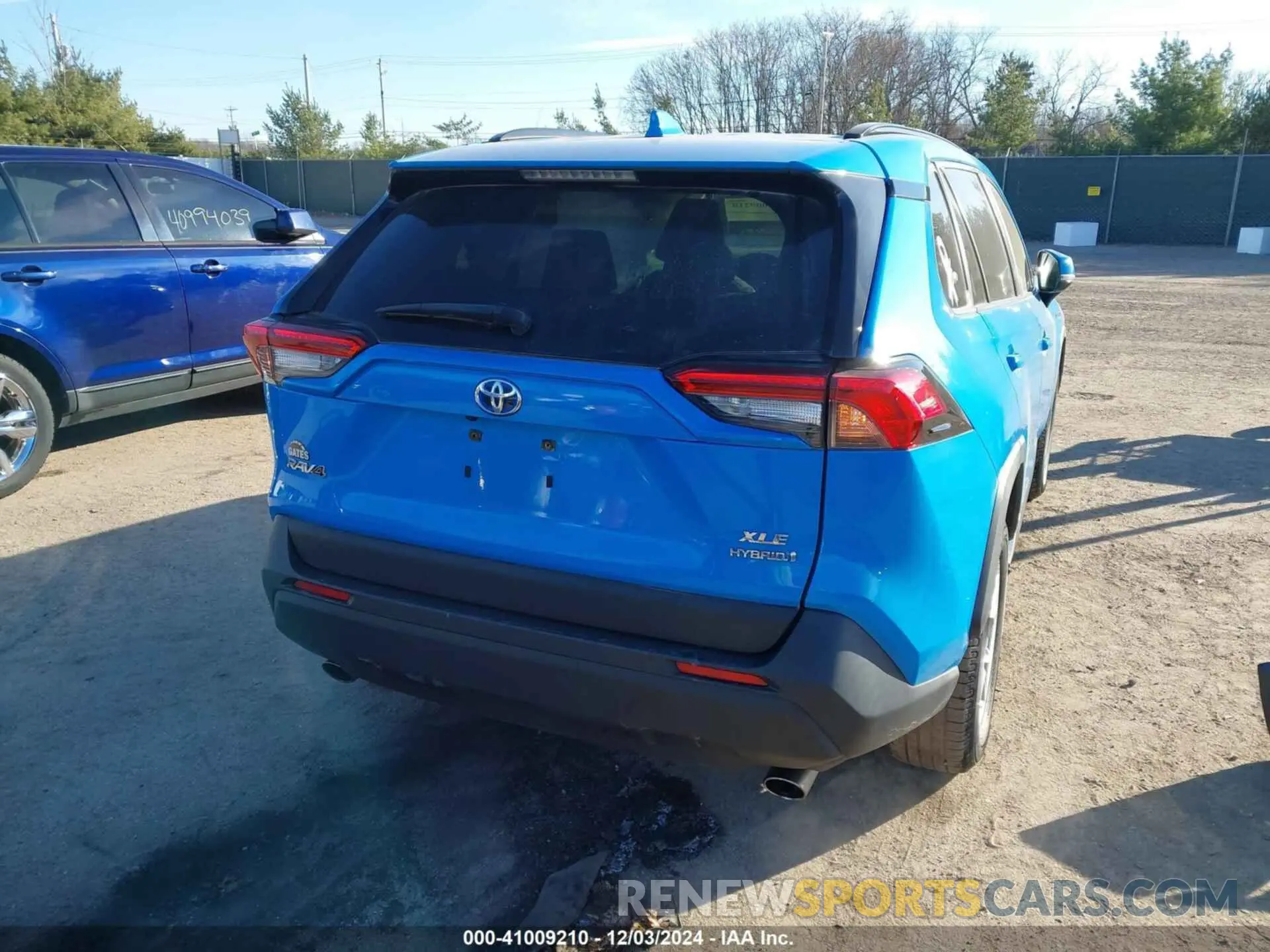 4 fotografías del automóvil dañado JTMRWRFV5KD020186 TOYOTA RAV4 HYBRID 2019
