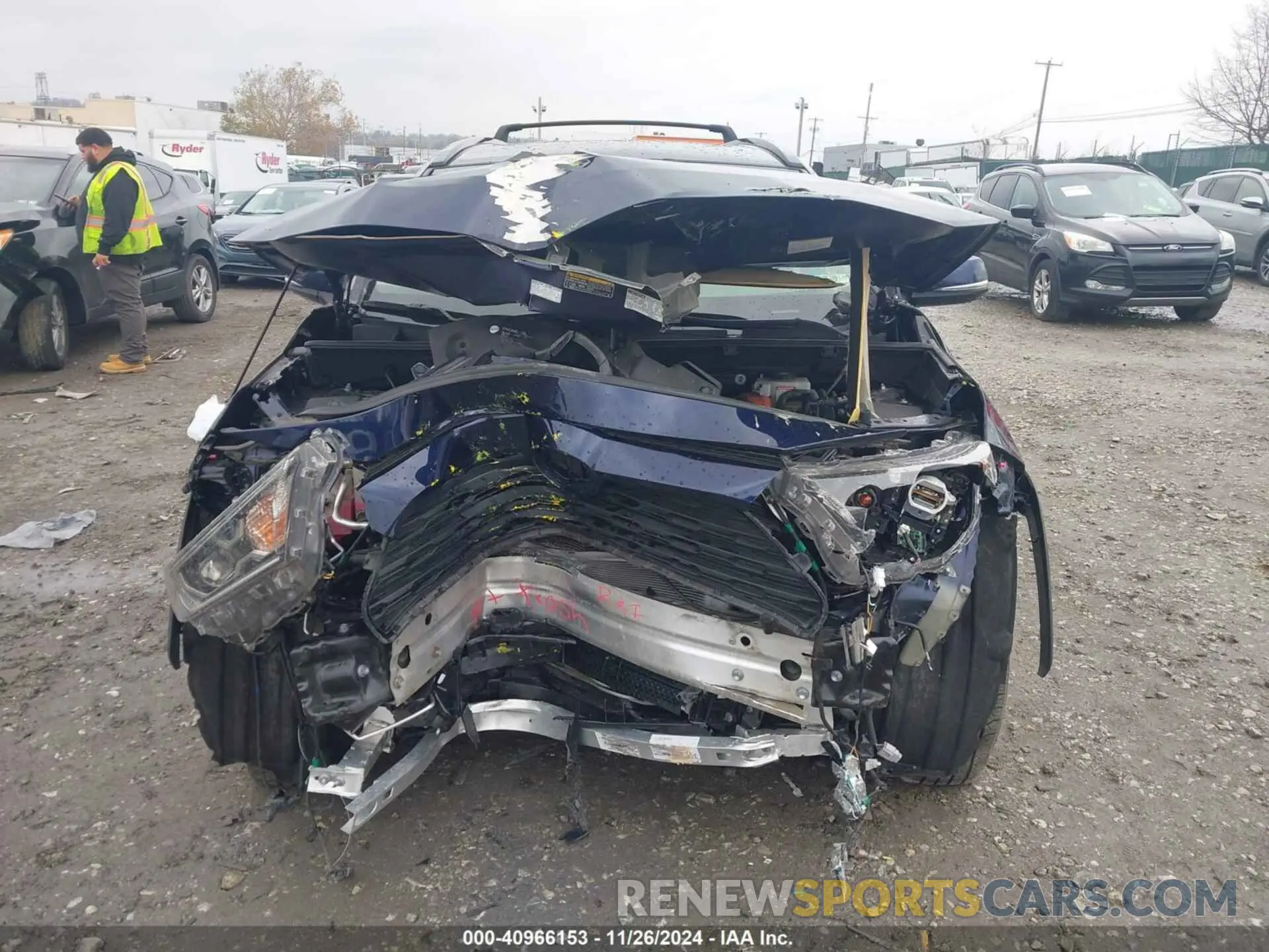 11 fotografías del automóvil dañado JTMRWRFV5KD517822 TOYOTA RAV4 HYBRID 2019