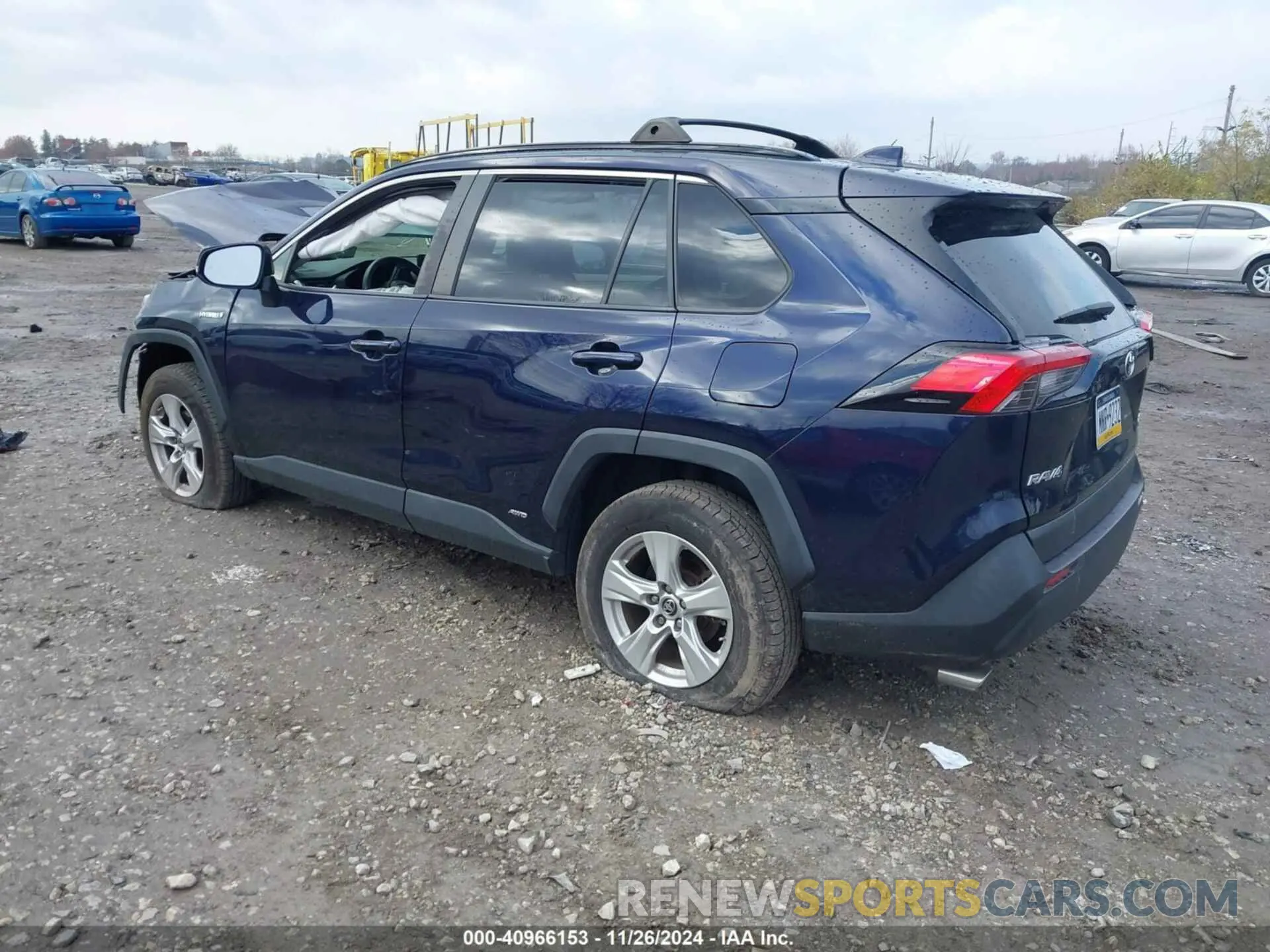 3 fotografías del automóvil dañado JTMRWRFV5KD517822 TOYOTA RAV4 HYBRID 2019
