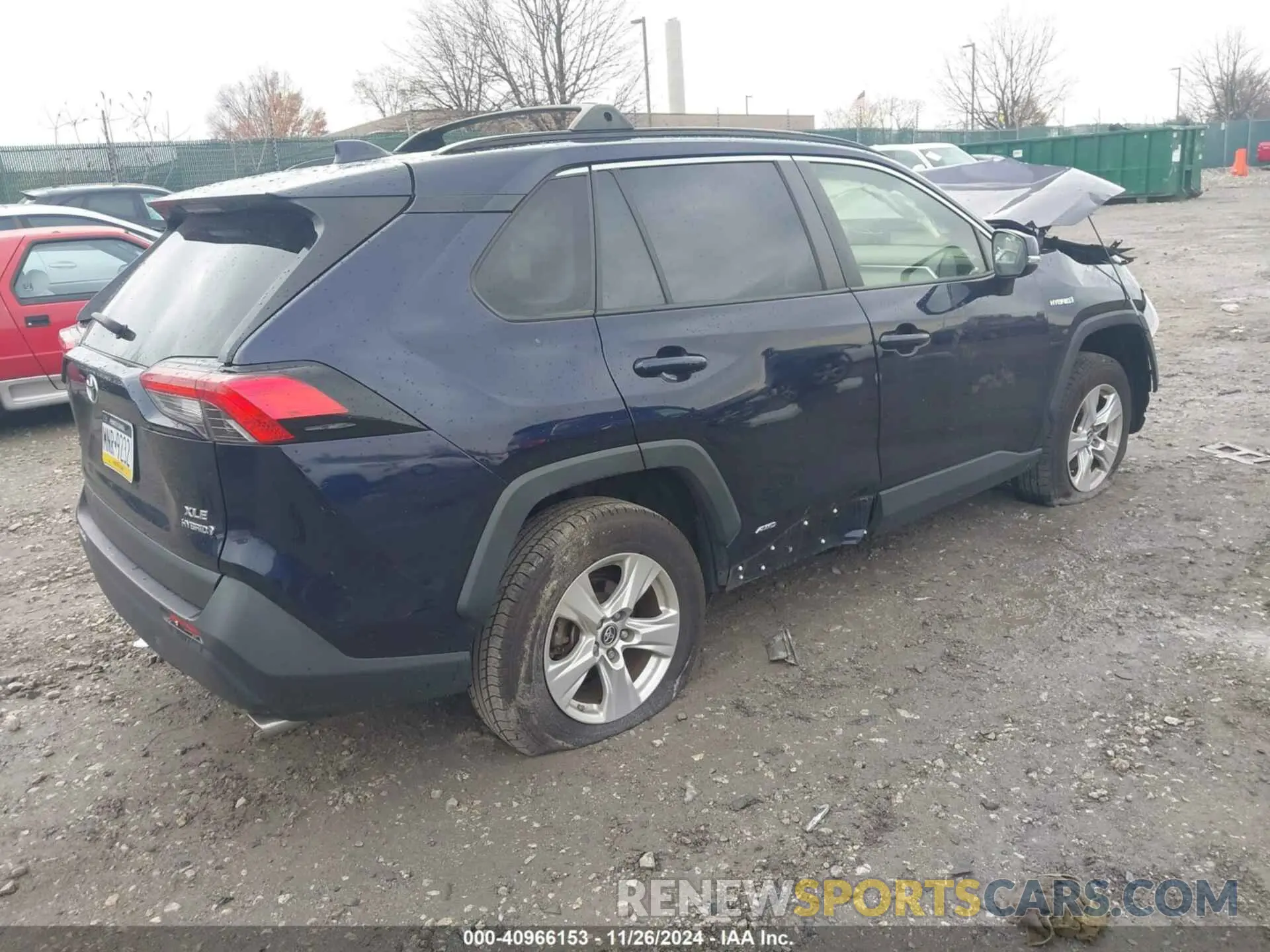 4 fotografías del automóvil dañado JTMRWRFV5KD517822 TOYOTA RAV4 HYBRID 2019