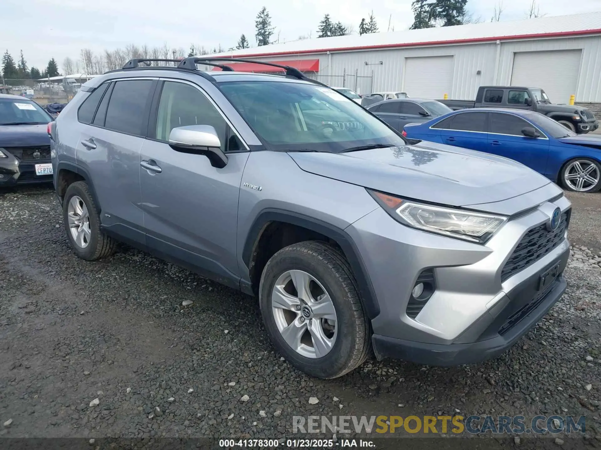 1 fotografías del automóvil dañado JTMRWRFV6KD015921 TOYOTA RAV4 HYBRID 2019