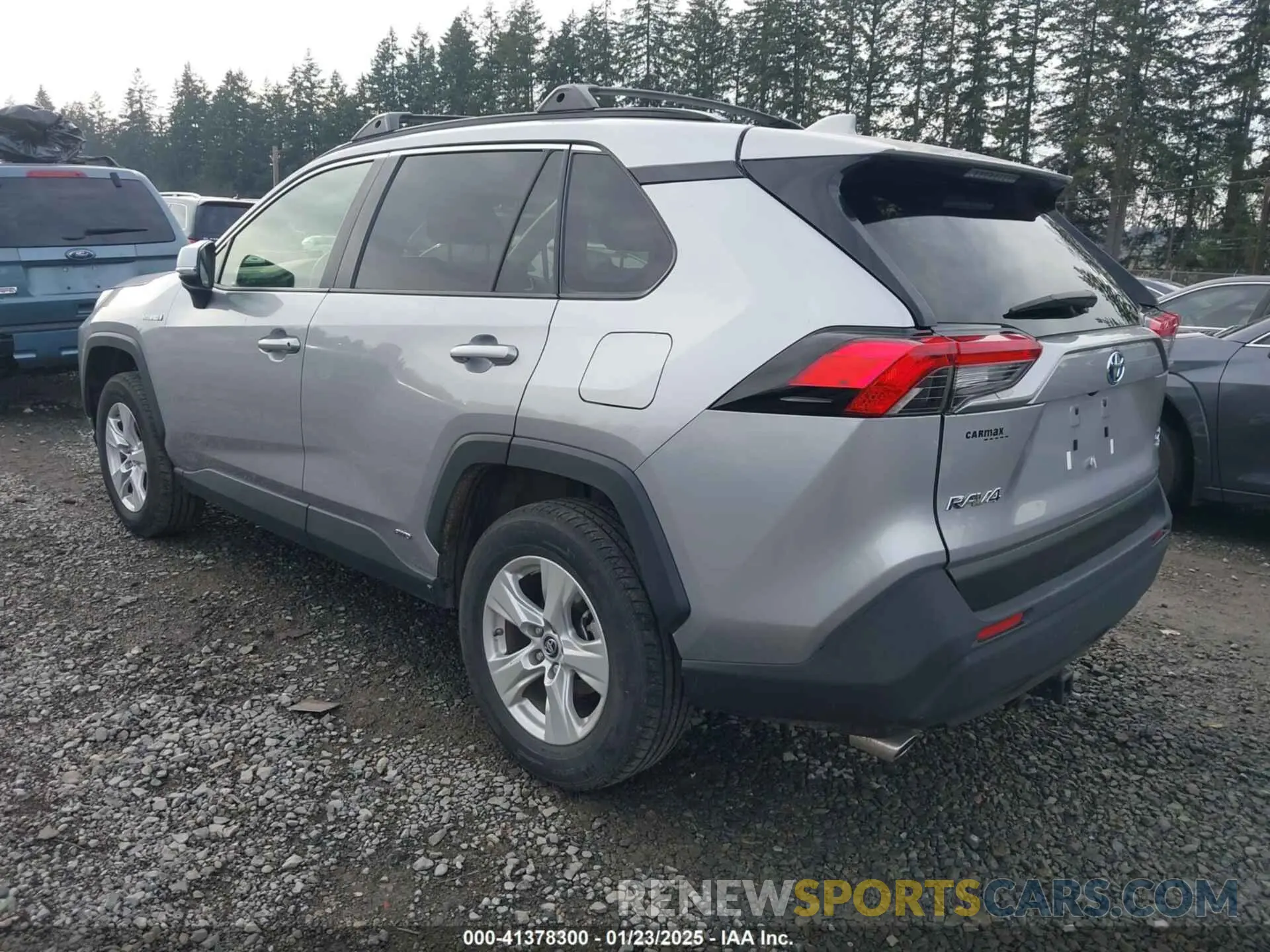 3 fotografías del automóvil dañado JTMRWRFV6KD015921 TOYOTA RAV4 HYBRID 2019