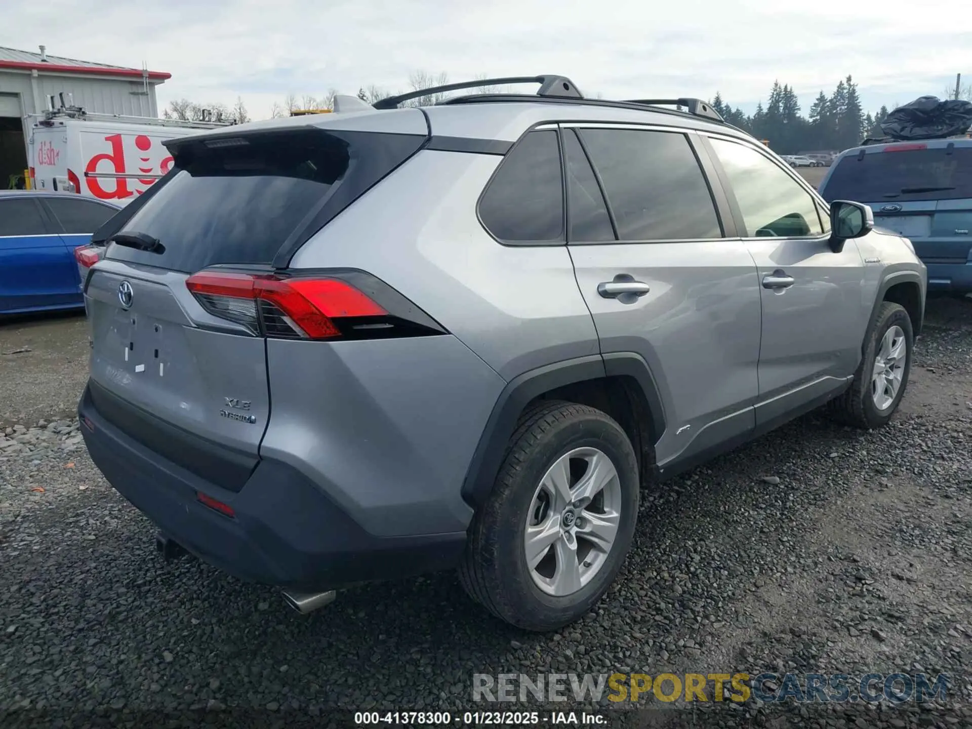 4 fotografías del automóvil dañado JTMRWRFV6KD015921 TOYOTA RAV4 HYBRID 2019