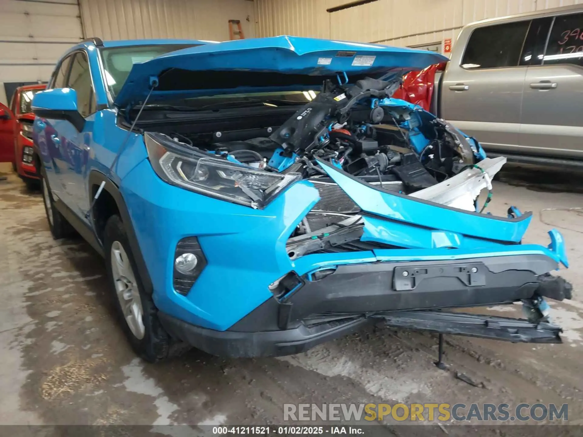 1 fotografías del automóvil dañado JTMRWRFV7KD019914 TOYOTA RAV4 HYBRID 2019