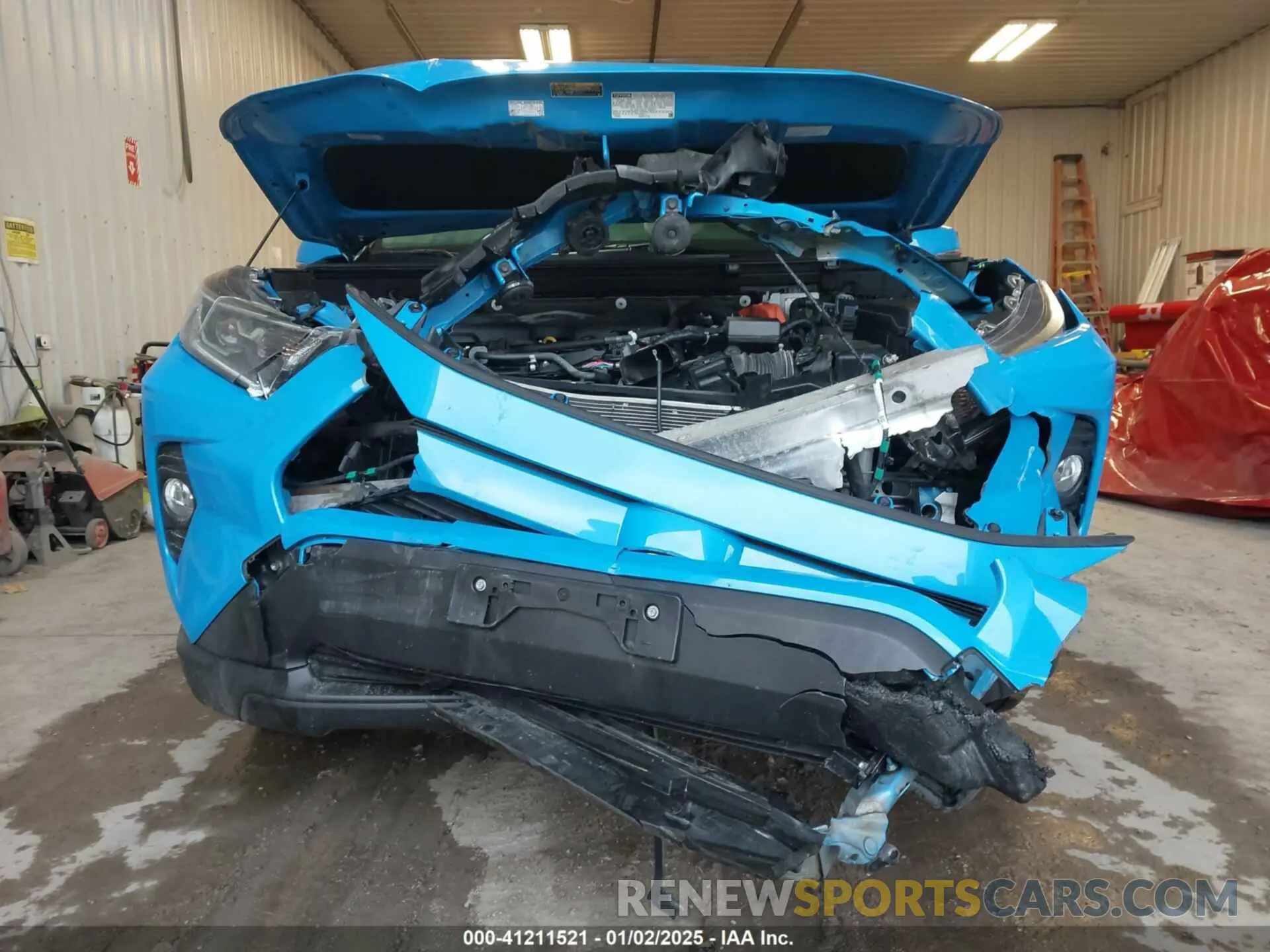 12 fotografías del automóvil dañado JTMRWRFV7KD019914 TOYOTA RAV4 HYBRID 2019