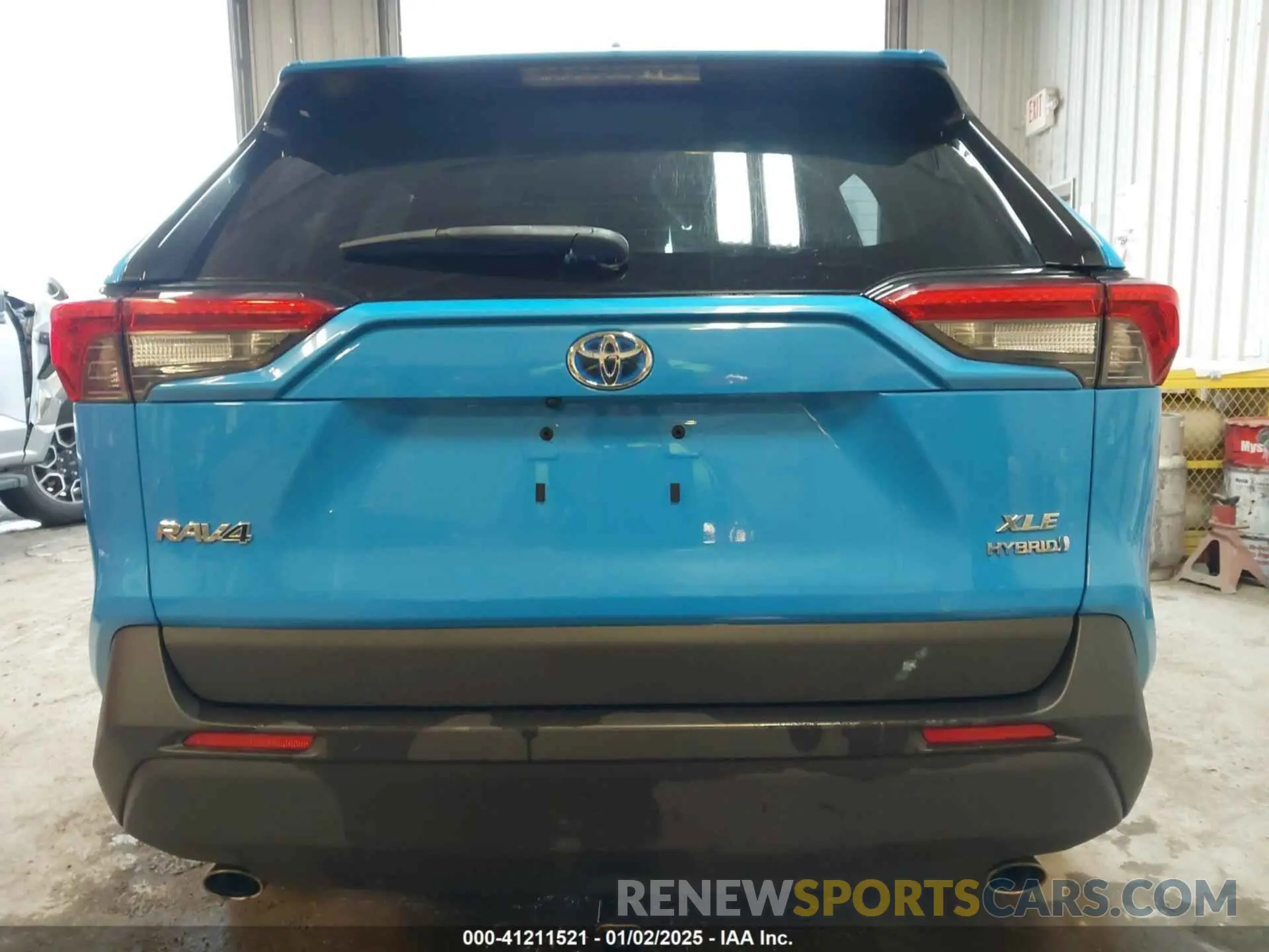 16 fotografías del automóvil dañado JTMRWRFV7KD019914 TOYOTA RAV4 HYBRID 2019