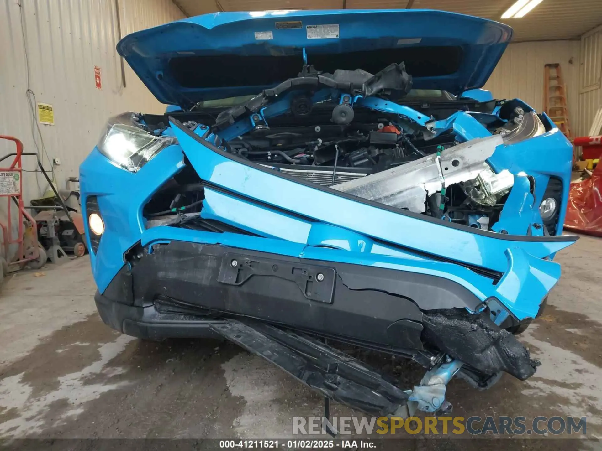 6 fotografías del automóvil dañado JTMRWRFV7KD019914 TOYOTA RAV4 HYBRID 2019
