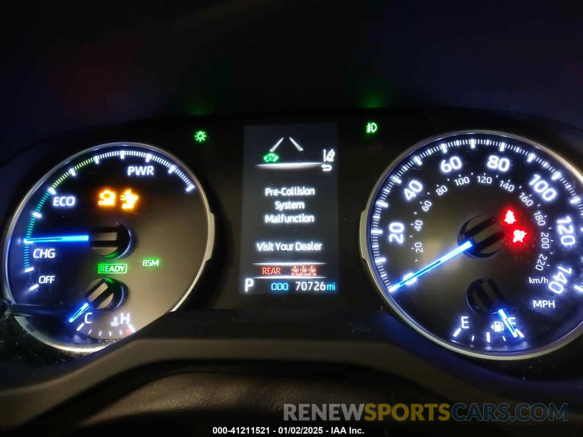 7 fotografías del automóvil dañado JTMRWRFV7KD019914 TOYOTA RAV4 HYBRID 2019