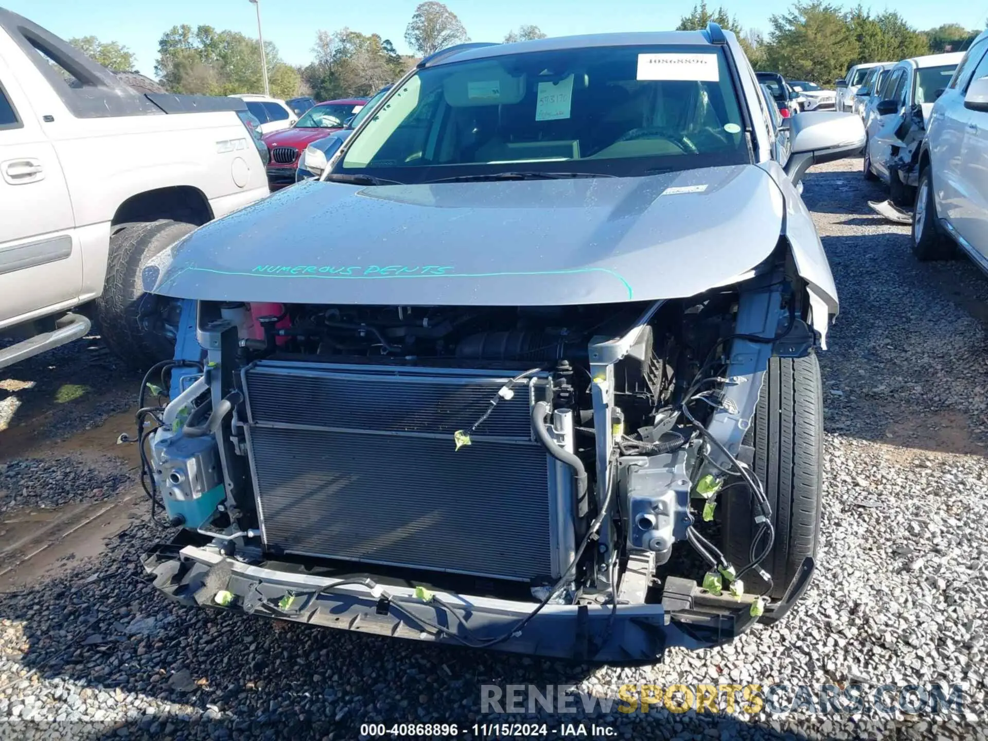 13 fotografías del automóvil dañado JTMRWRFV8KD034079 TOYOTA RAV4 HYBRID 2019