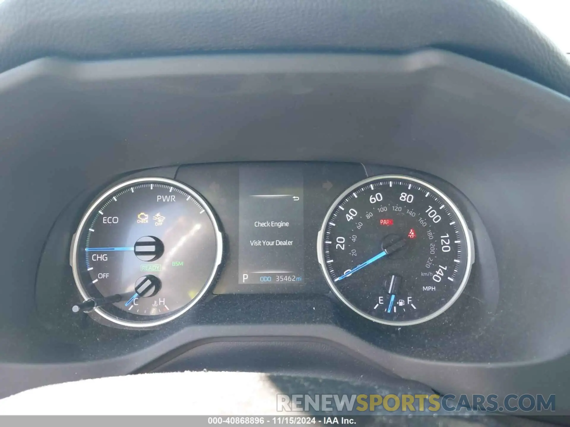 7 fotografías del automóvil dañado JTMRWRFV8KD034079 TOYOTA RAV4 HYBRID 2019
