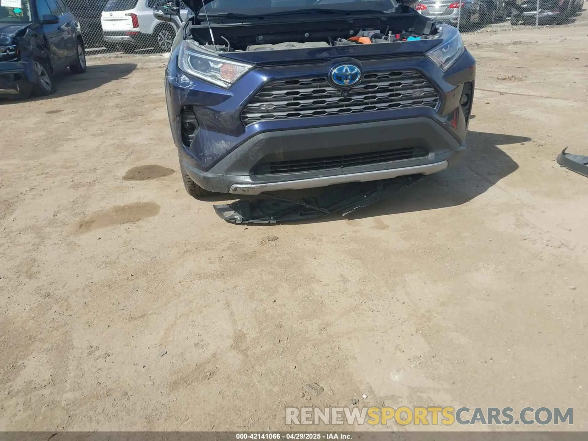 6 fotografías del automóvil dañado 2T3DWRFV0LW070377 TOYOTA RAV4 HYBRID 2020