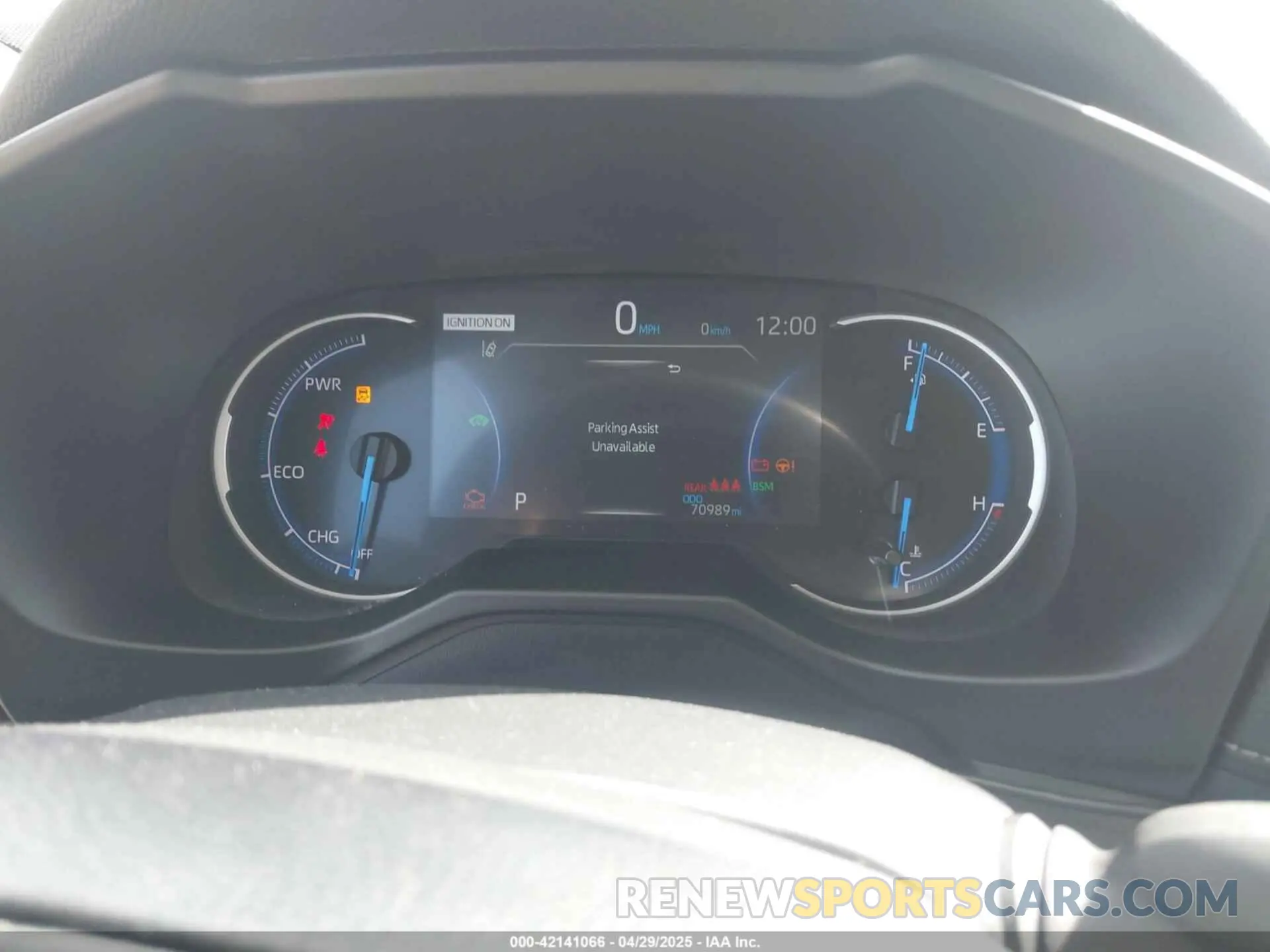 7 fotografías del automóvil dañado 2T3DWRFV0LW070377 TOYOTA RAV4 HYBRID 2020