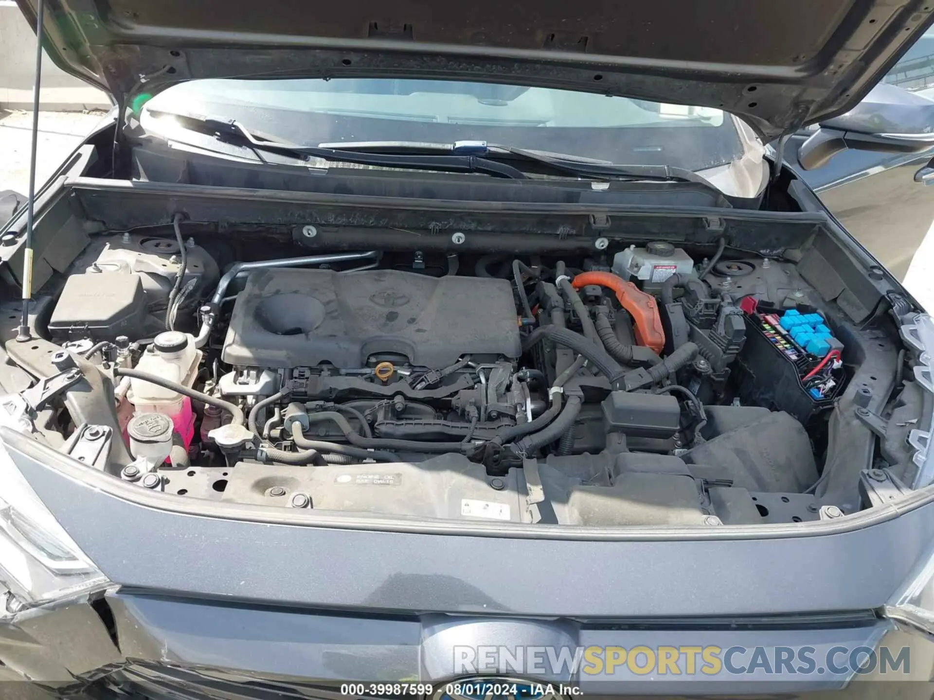 10 fotografías del automóvil dañado 2T3DWRFV1LW059324 TOYOTA RAV4 HYBRID 2020