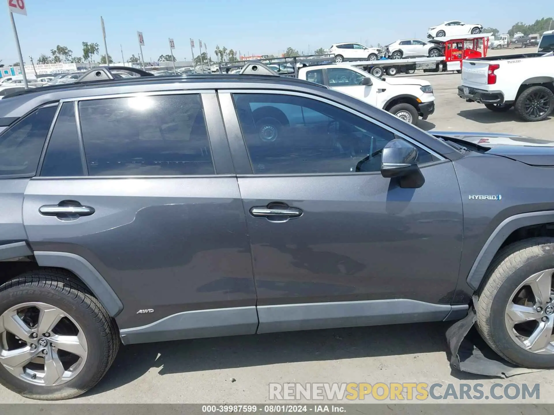 13 fotografías del automóvil dañado 2T3DWRFV1LW059324 TOYOTA RAV4 HYBRID 2020