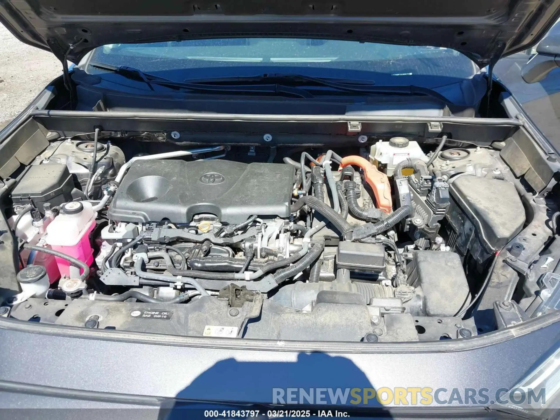 10 fotografías del automóvil dañado 2T3DWRFV3LW086170 TOYOTA RAV4 HYBRID 2020
