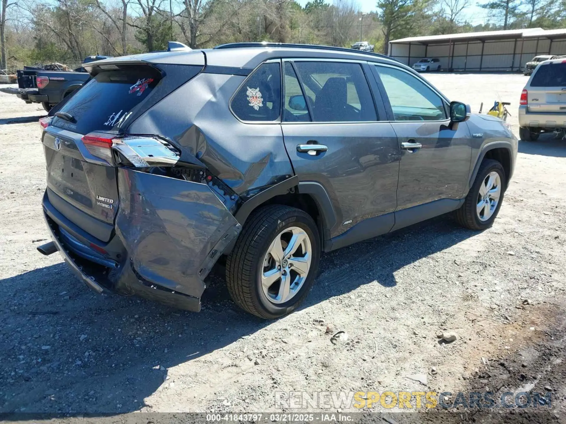 4 fotografías del automóvil dañado 2T3DWRFV3LW086170 TOYOTA RAV4 HYBRID 2020