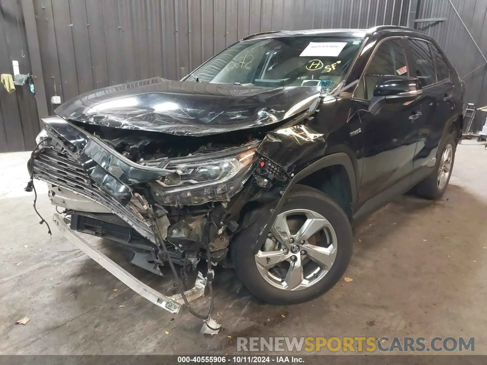 2 fotografías del automóvil dañado 2T3DWRFV4LW067238 TOYOTA RAV4 HYBRID 2020
