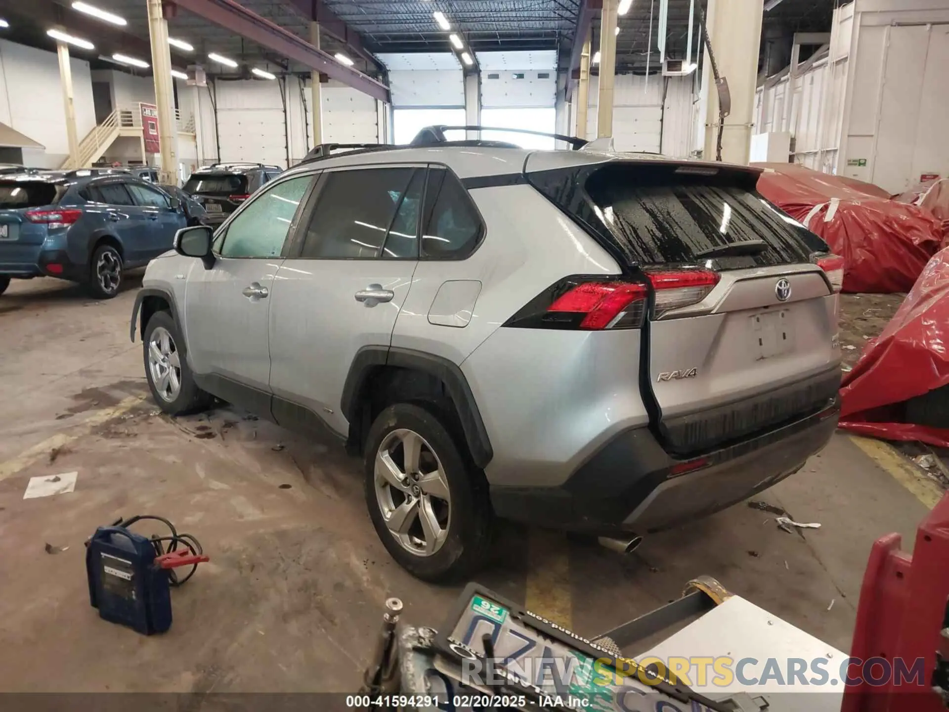 3 fotografías del automóvil dañado 2T3DWRFV5LW051470 TOYOTA RAV4 HYBRID 2020