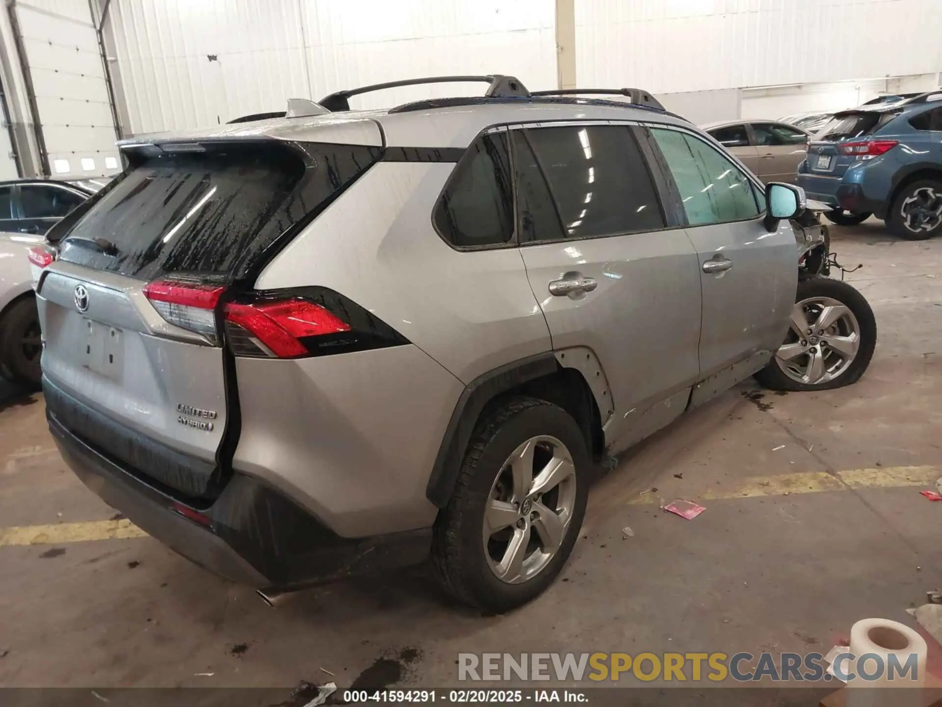 4 fotografías del automóvil dañado 2T3DWRFV5LW051470 TOYOTA RAV4 HYBRID 2020