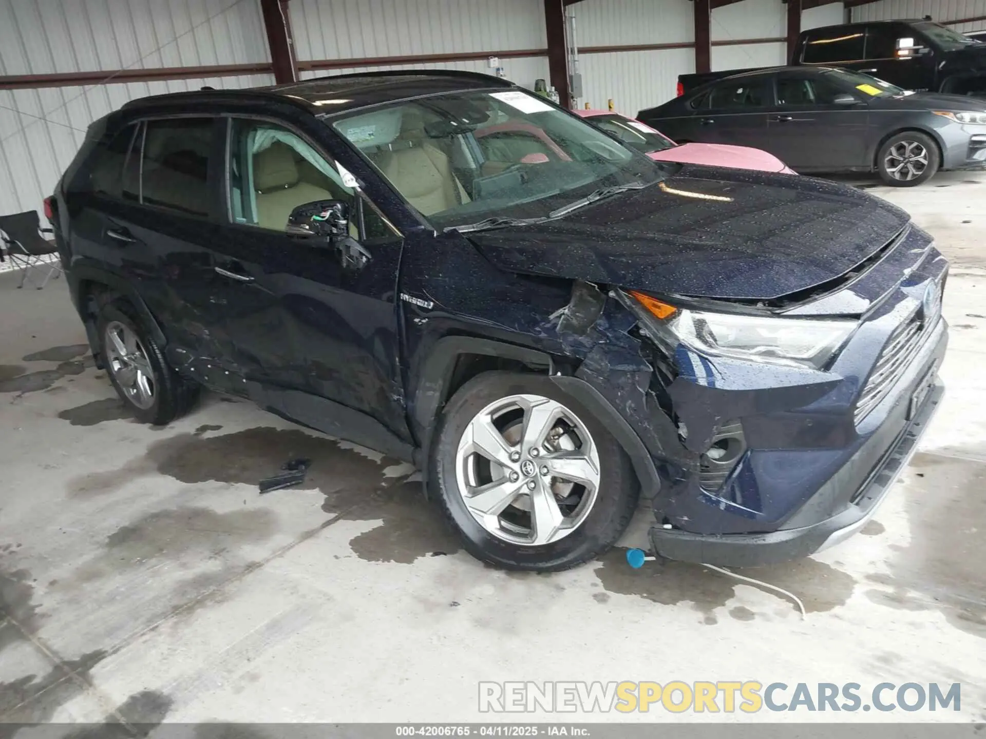 1 fotografías del automóvil dañado 2T3DWRFV5LW053459 TOYOTA RAV4 HYBRID 2020