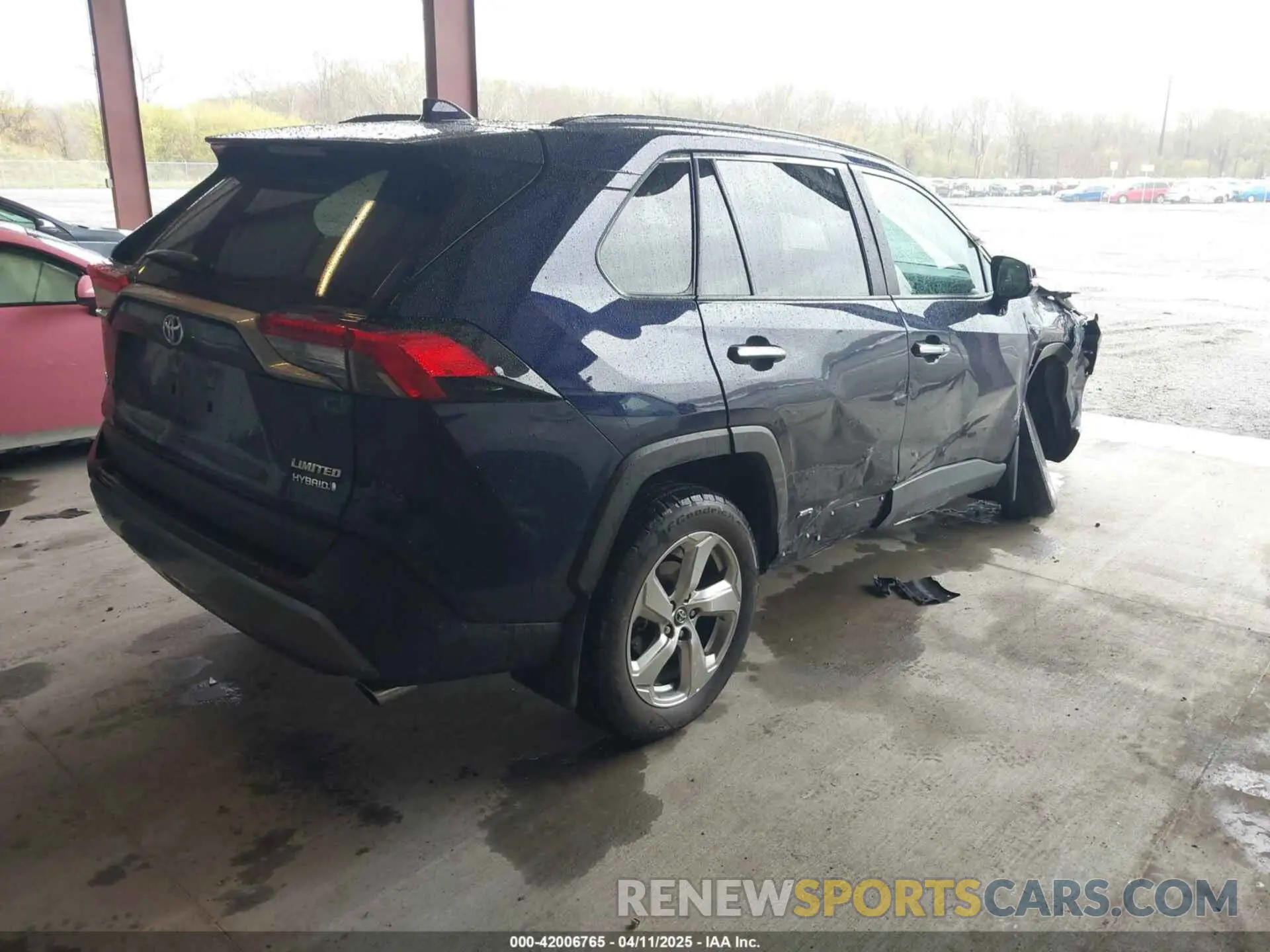 4 fotografías del automóvil dañado 2T3DWRFV5LW053459 TOYOTA RAV4 HYBRID 2020