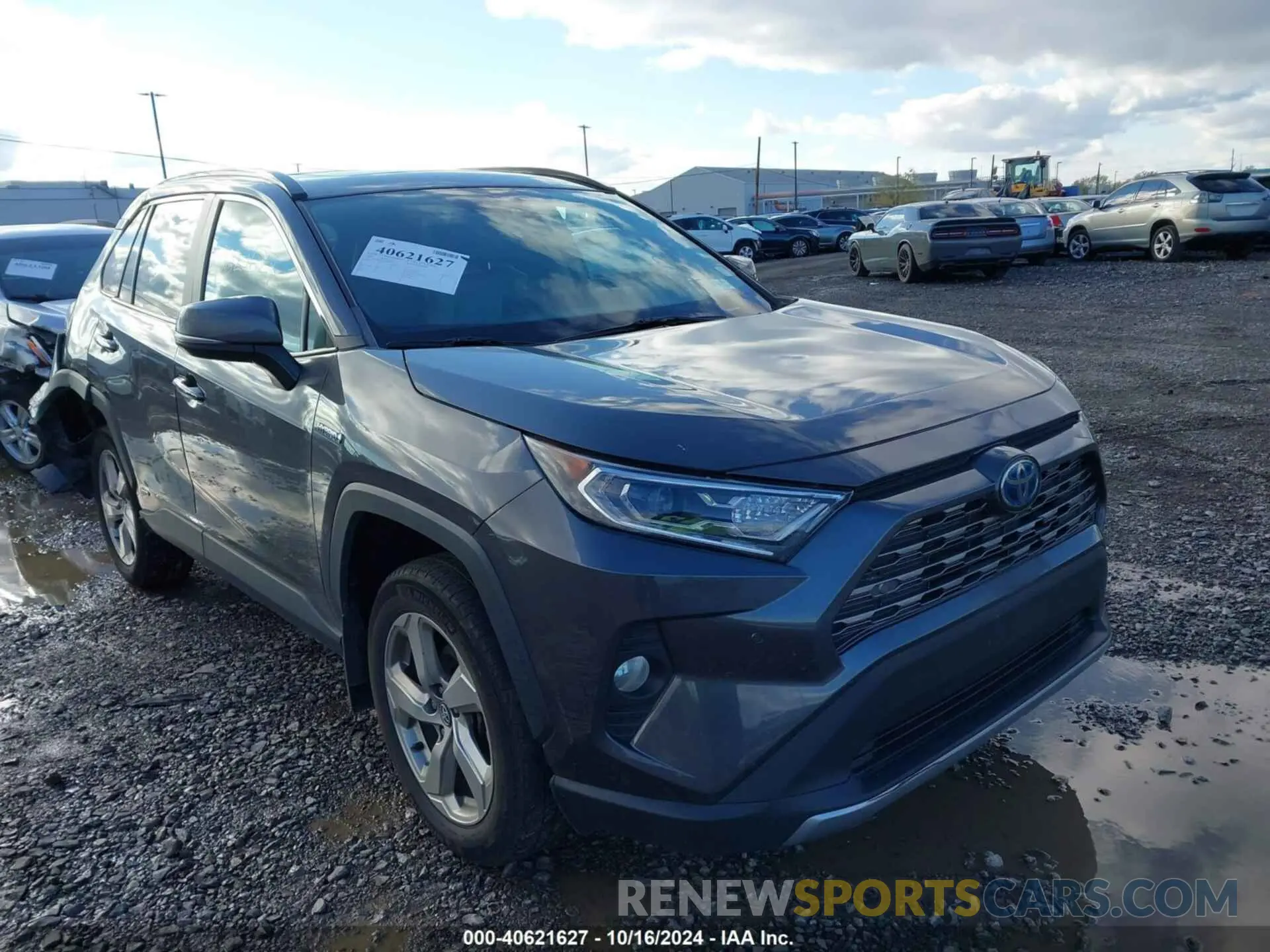 1 fotografías del automóvil dañado 2T3DWRFV5LW075056 TOYOTA RAV4 HYBRID 2020