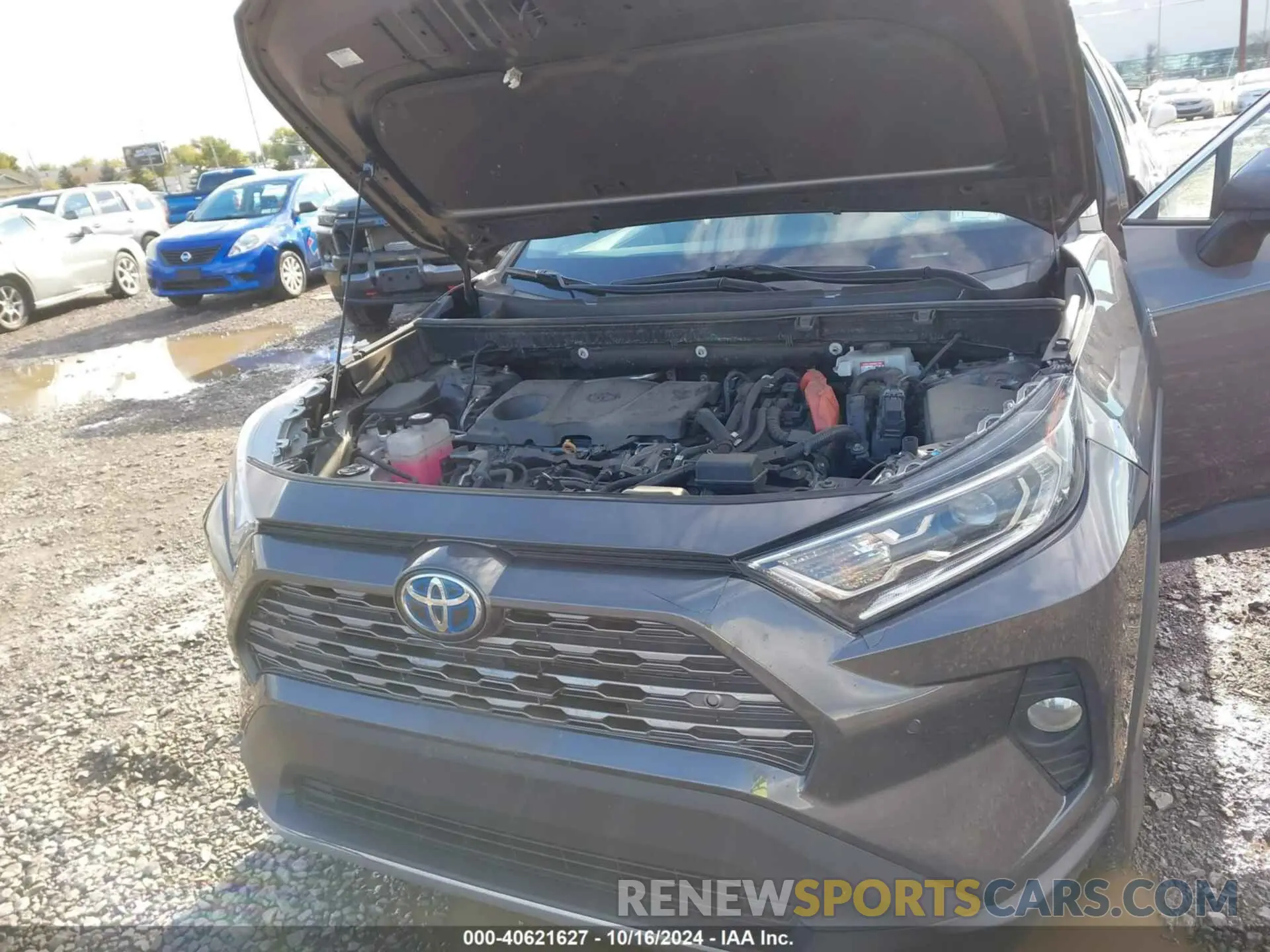 10 fotografías del automóvil dañado 2T3DWRFV5LW075056 TOYOTA RAV4 HYBRID 2020