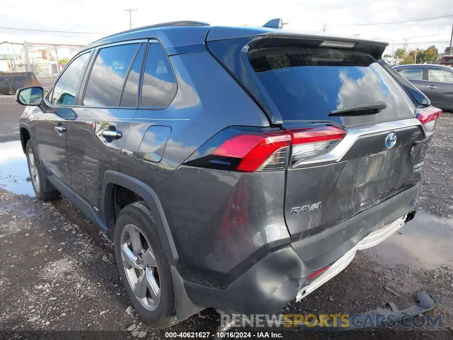 3 fotografías del automóvil dañado 2T3DWRFV5LW075056 TOYOTA RAV4 HYBRID 2020
