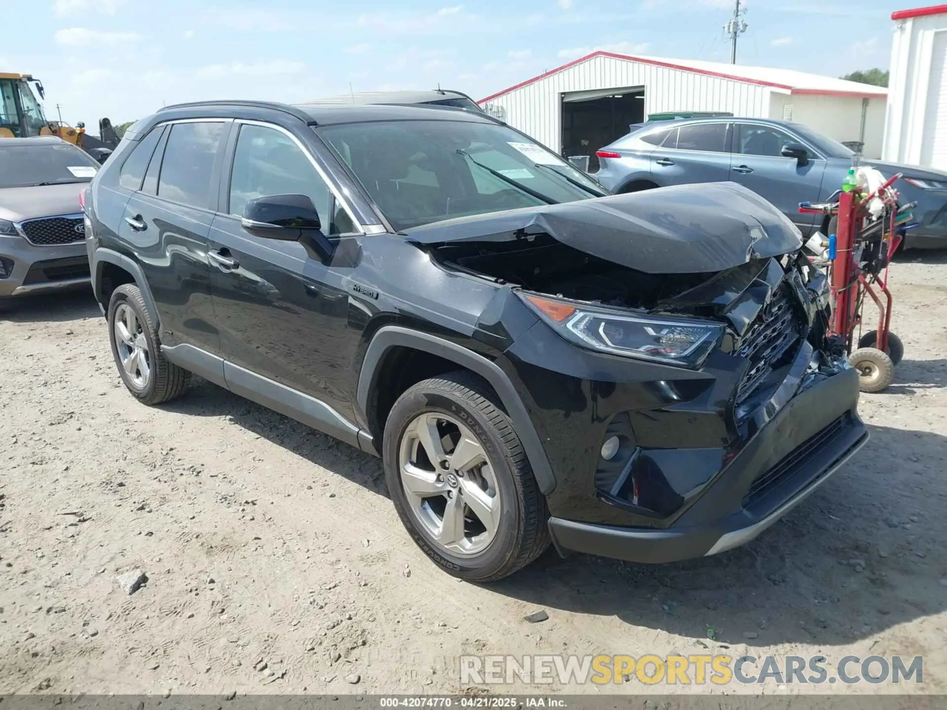 1 fotografías del automóvil dañado 2T3DWRFV6LW071727 TOYOTA RAV4 HYBRID 2020