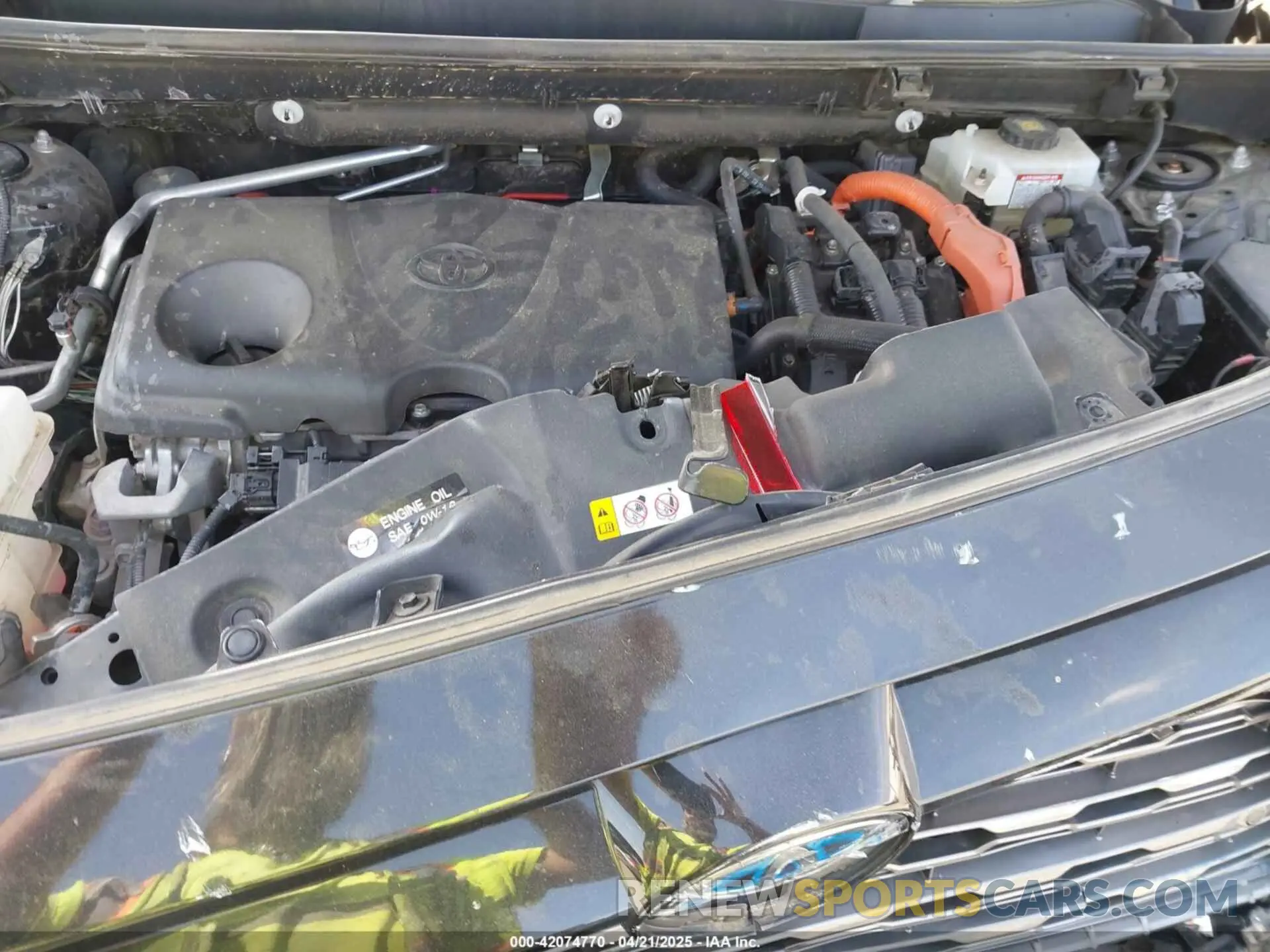 10 fotografías del automóvil dañado 2T3DWRFV6LW071727 TOYOTA RAV4 HYBRID 2020