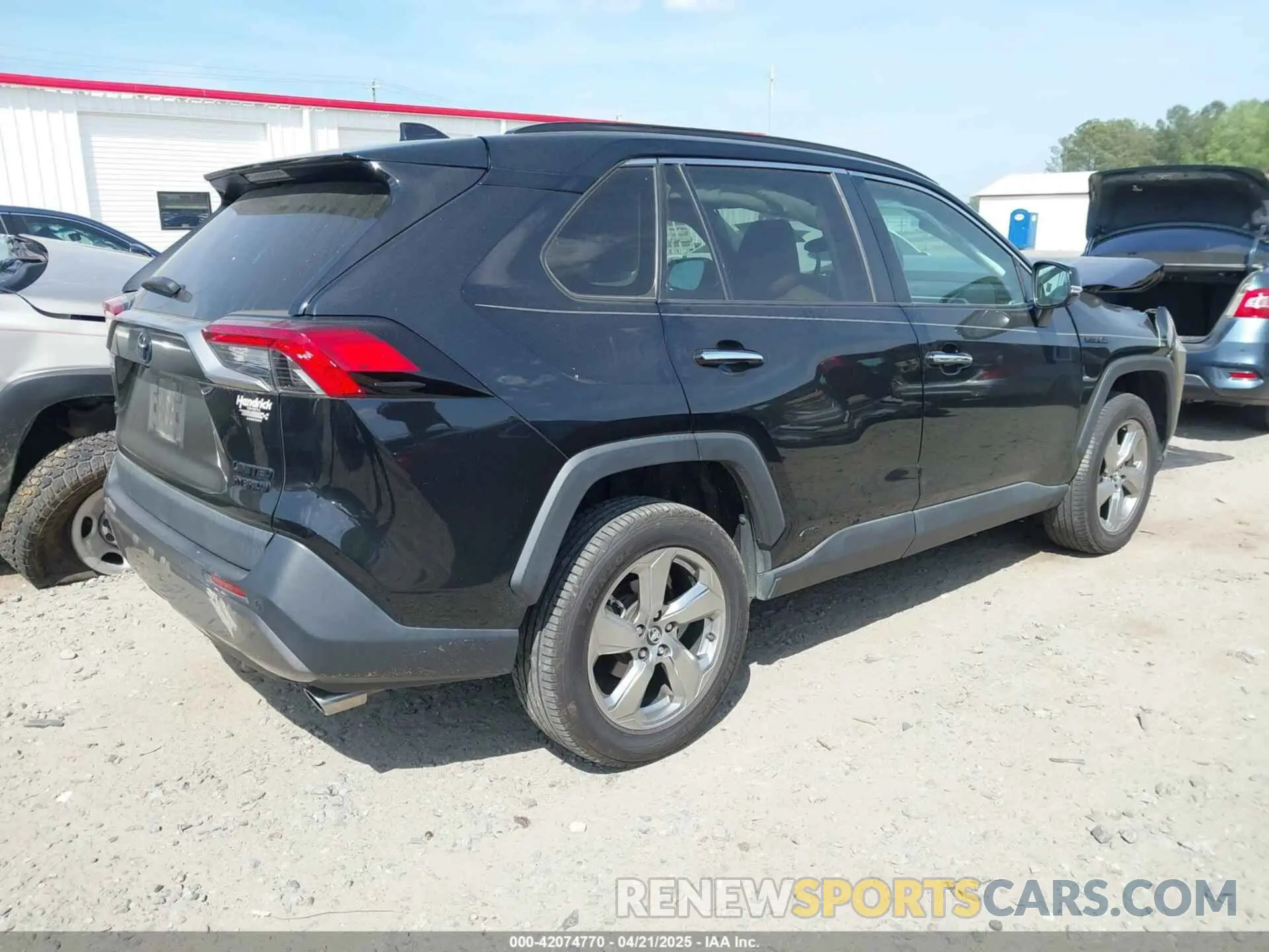 4 fotografías del automóvil dañado 2T3DWRFV6LW071727 TOYOTA RAV4 HYBRID 2020