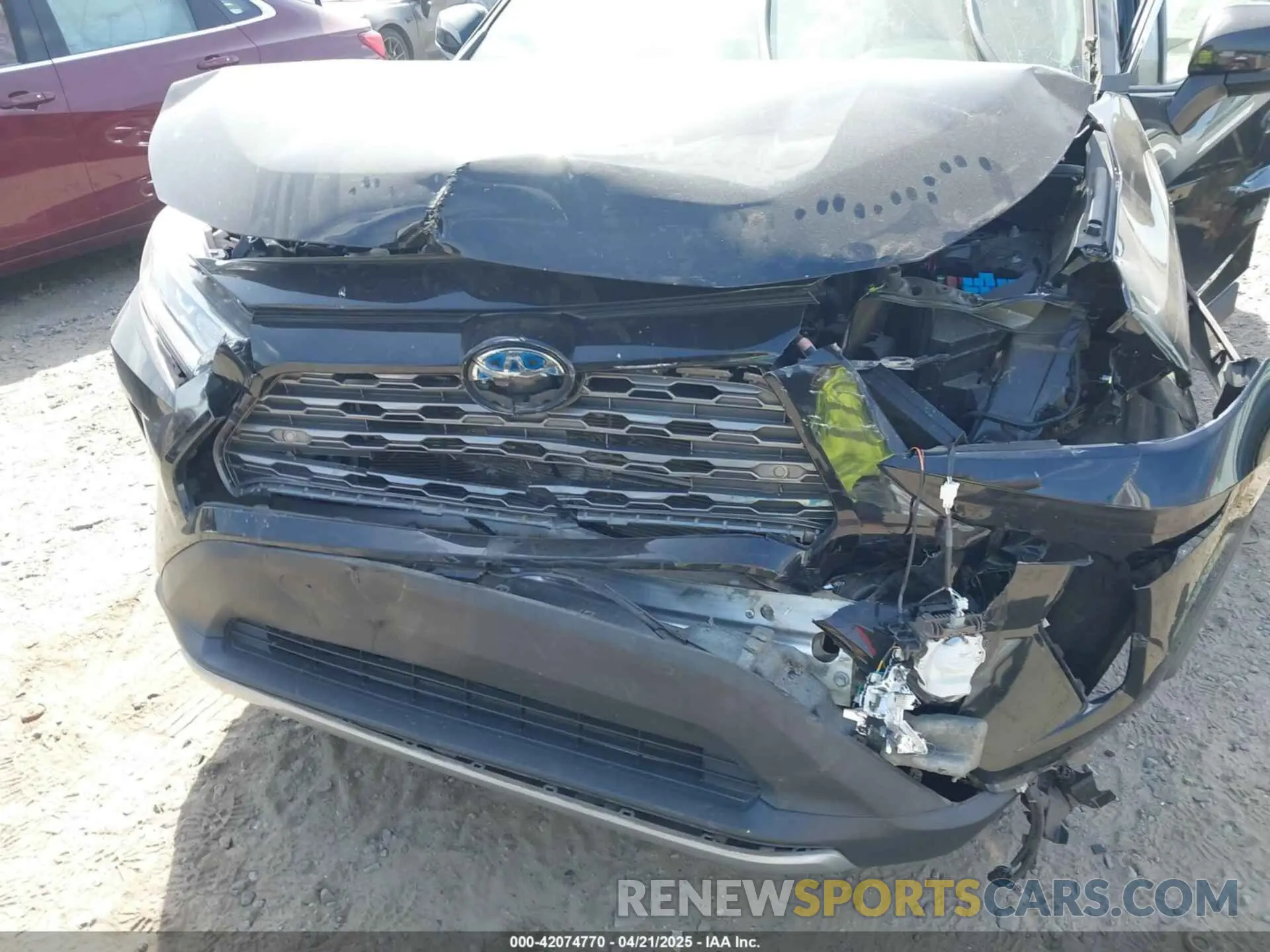 6 fotografías del automóvil dañado 2T3DWRFV6LW071727 TOYOTA RAV4 HYBRID 2020
