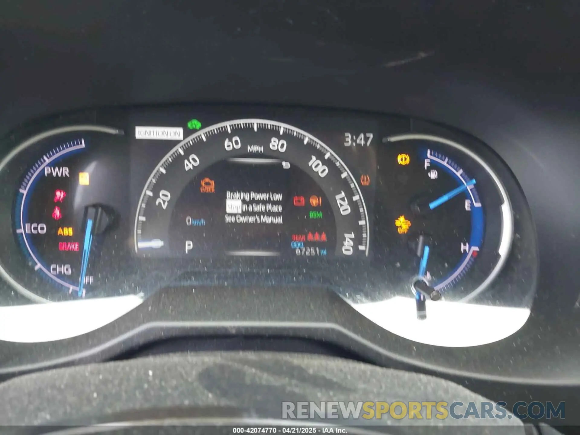 7 fotografías del automóvil dañado 2T3DWRFV6LW071727 TOYOTA RAV4 HYBRID 2020