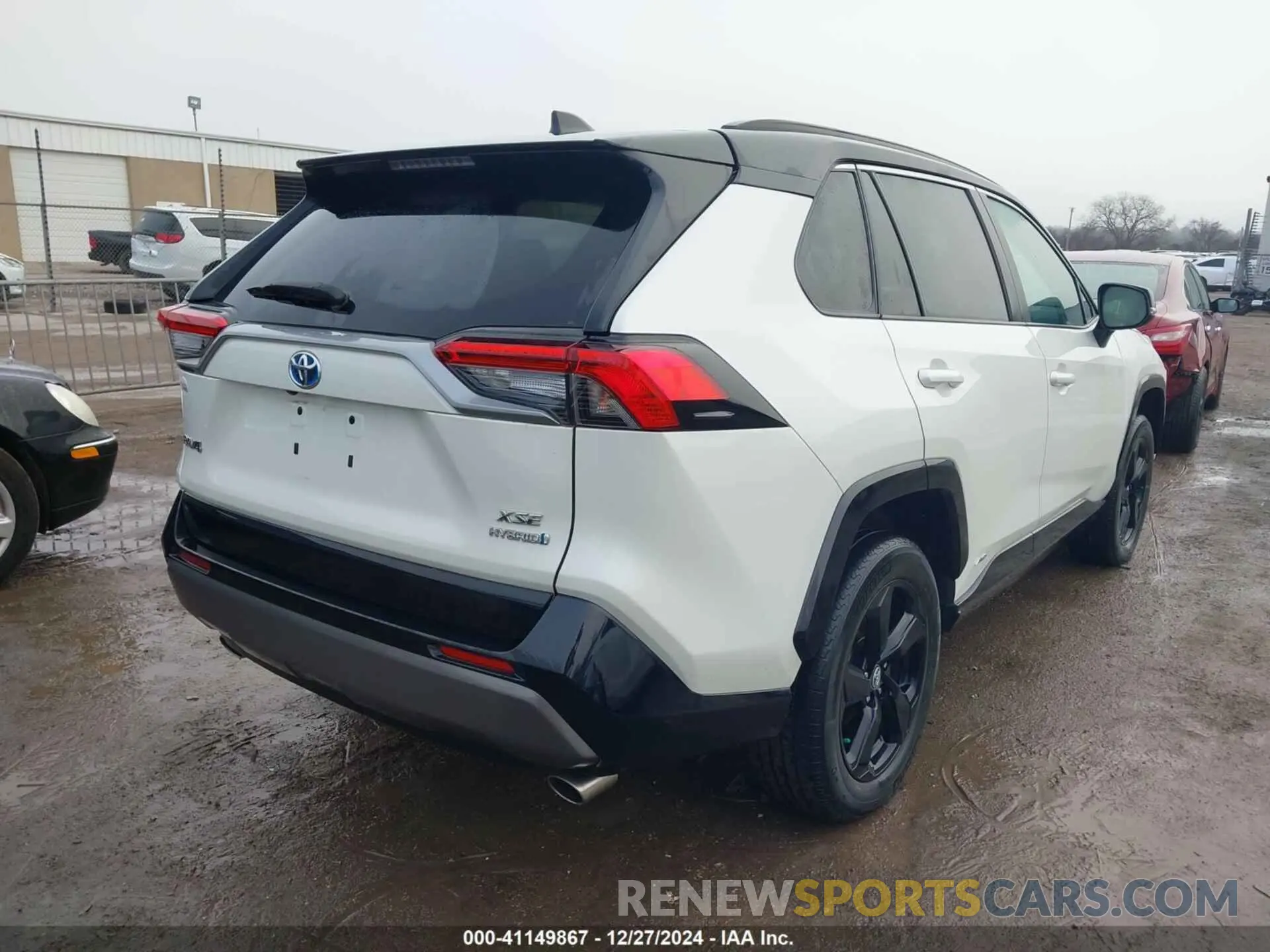 4 fotografías del automóvil dañado 2T3EWRFV3LW073018 TOYOTA RAV4 HYBRID 2020
