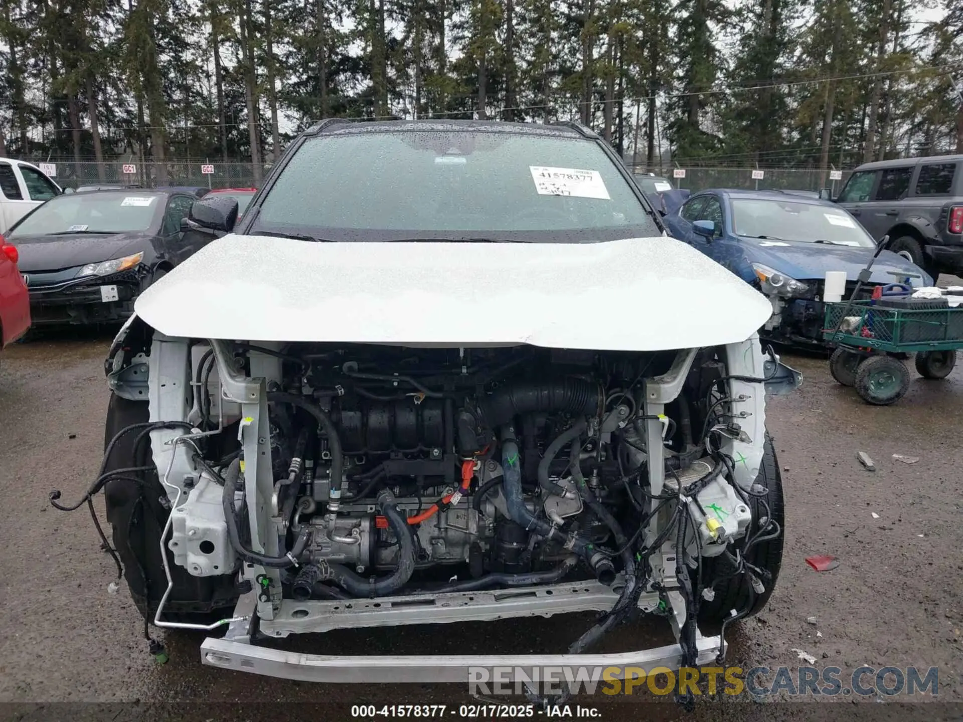 12 fotografías del automóvil dañado 2T3EWRFV5LW083792 TOYOTA RAV4 HYBRID 2020
