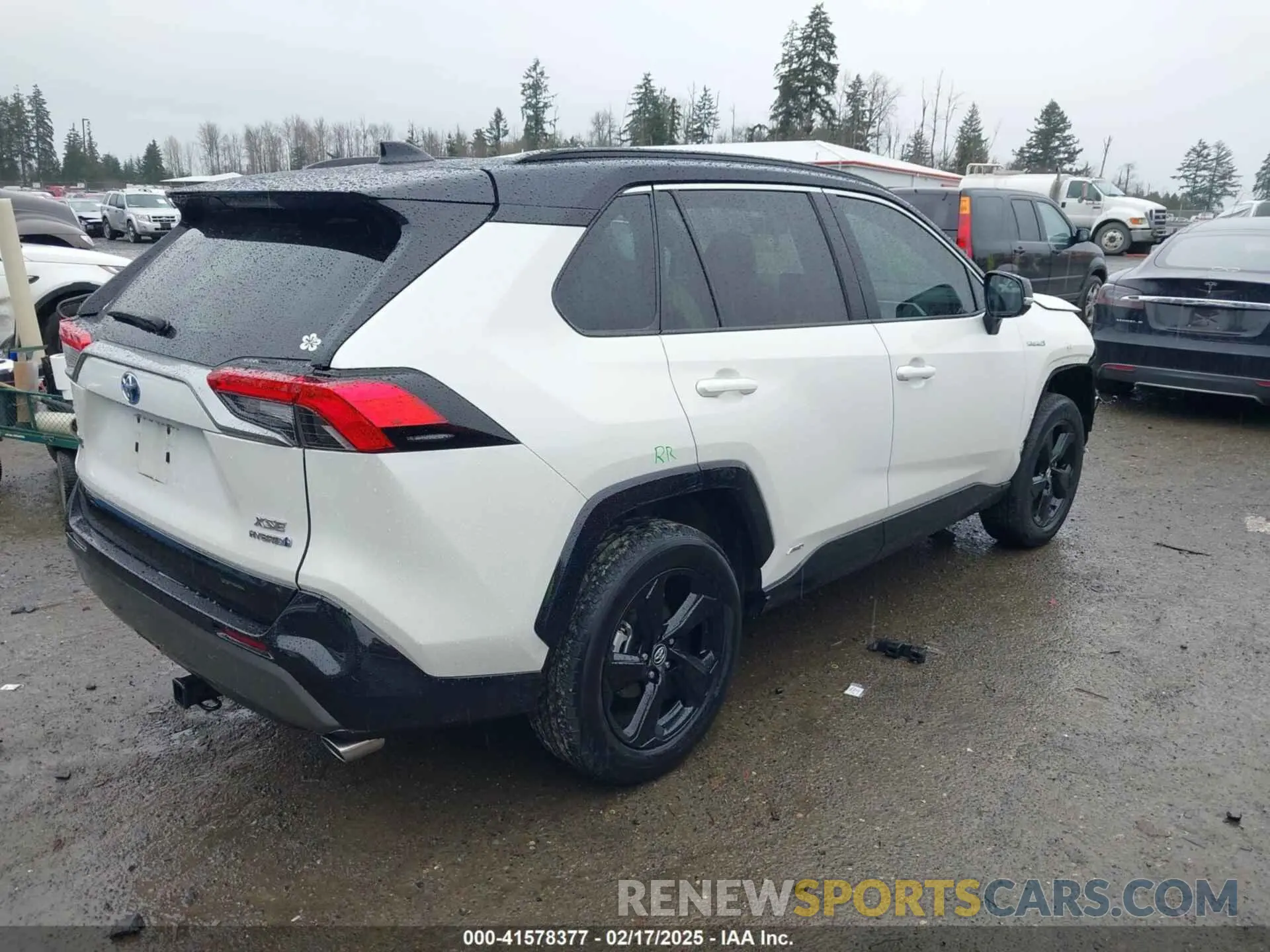 4 fotografías del automóvil dañado 2T3EWRFV5LW083792 TOYOTA RAV4 HYBRID 2020