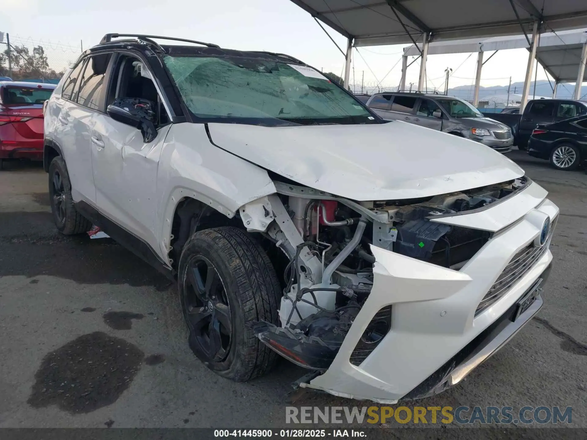 1 fotografías del automóvil dañado 2T3EWRFV9LW050990 TOYOTA RAV4 HYBRID 2020