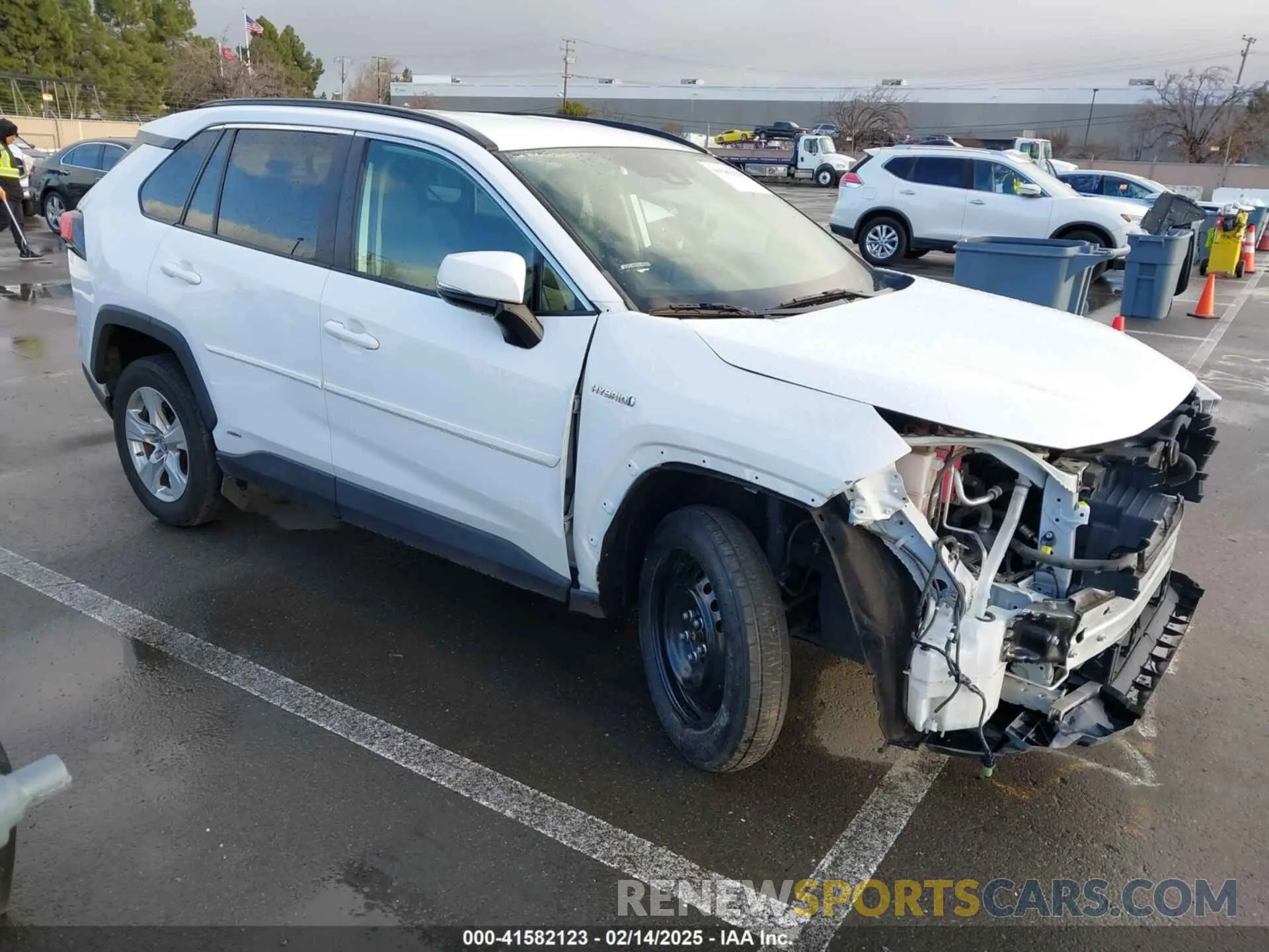 1 fotografías del automóvil dañado 2T3MWRFV4LW091023 TOYOTA RAV4 HYBRID 2020