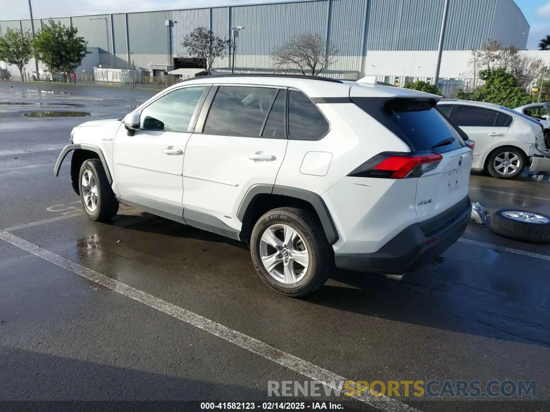 3 fotografías del automóvil dañado 2T3MWRFV4LW091023 TOYOTA RAV4 HYBRID 2020