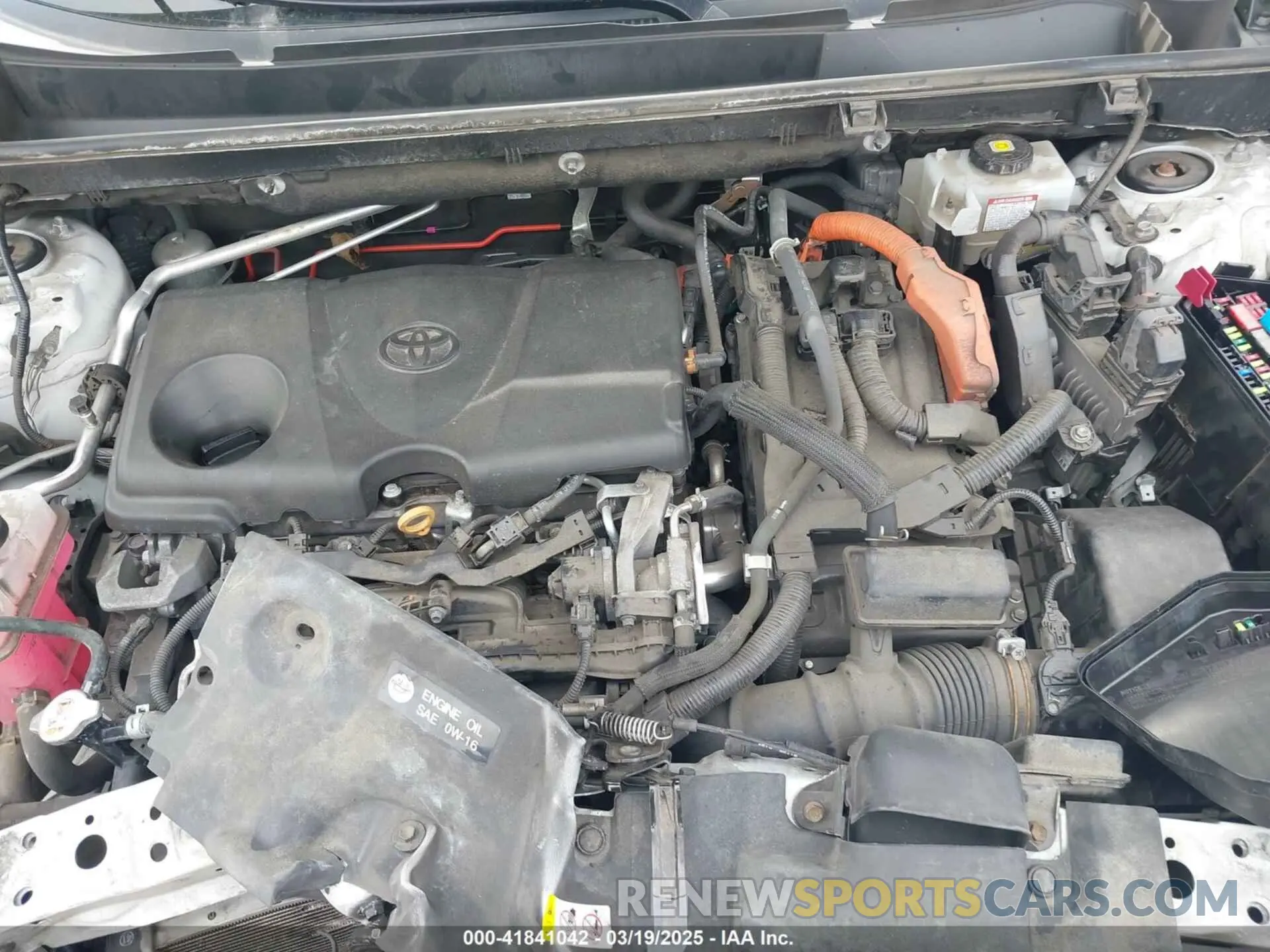 10 fotografías del automóvil dañado 2T3MWRFV7LW050403 TOYOTA RAV4 HYBRID 2020