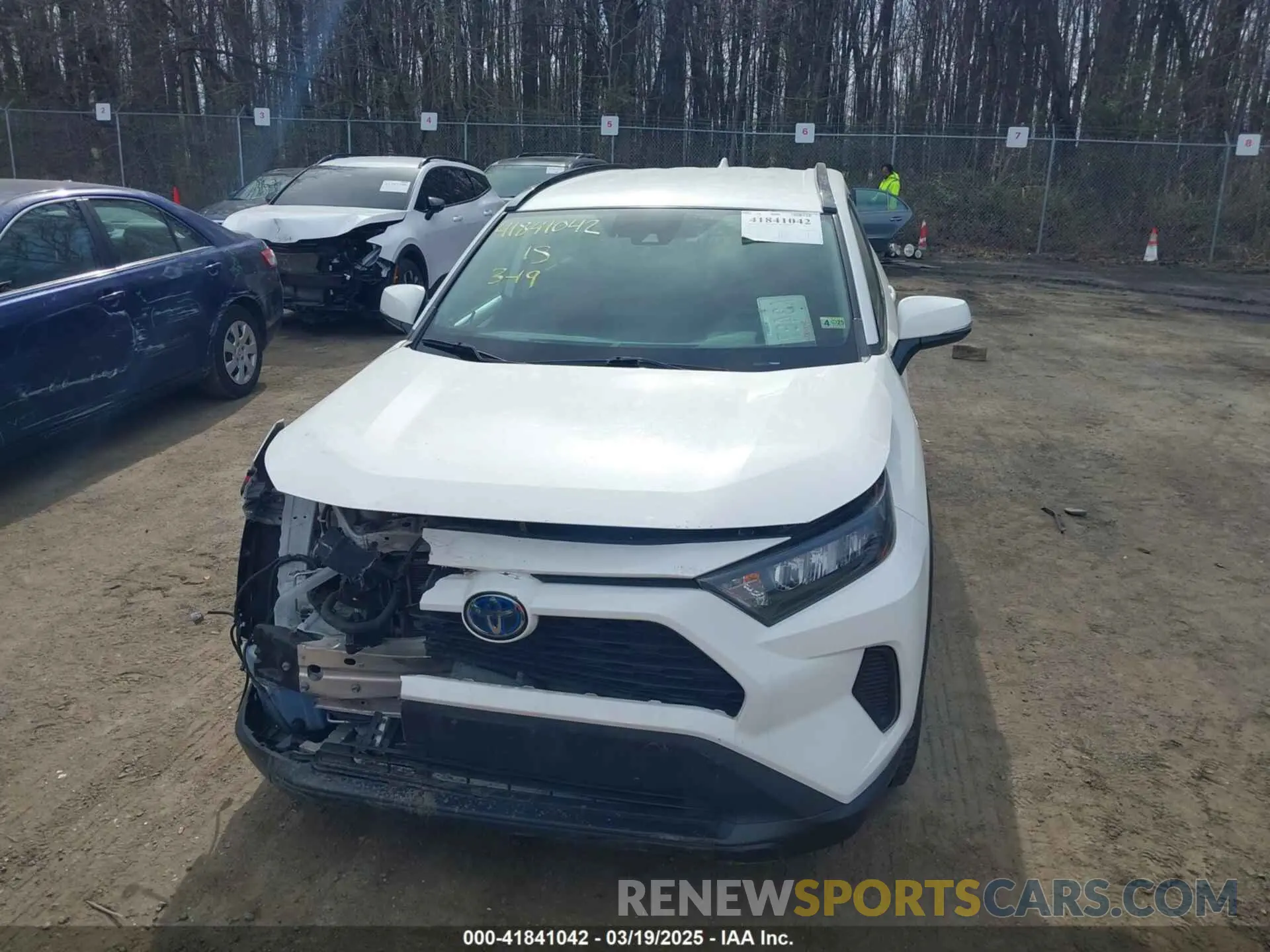 13 fotografías del automóvil dañado 2T3MWRFV7LW050403 TOYOTA RAV4 HYBRID 2020