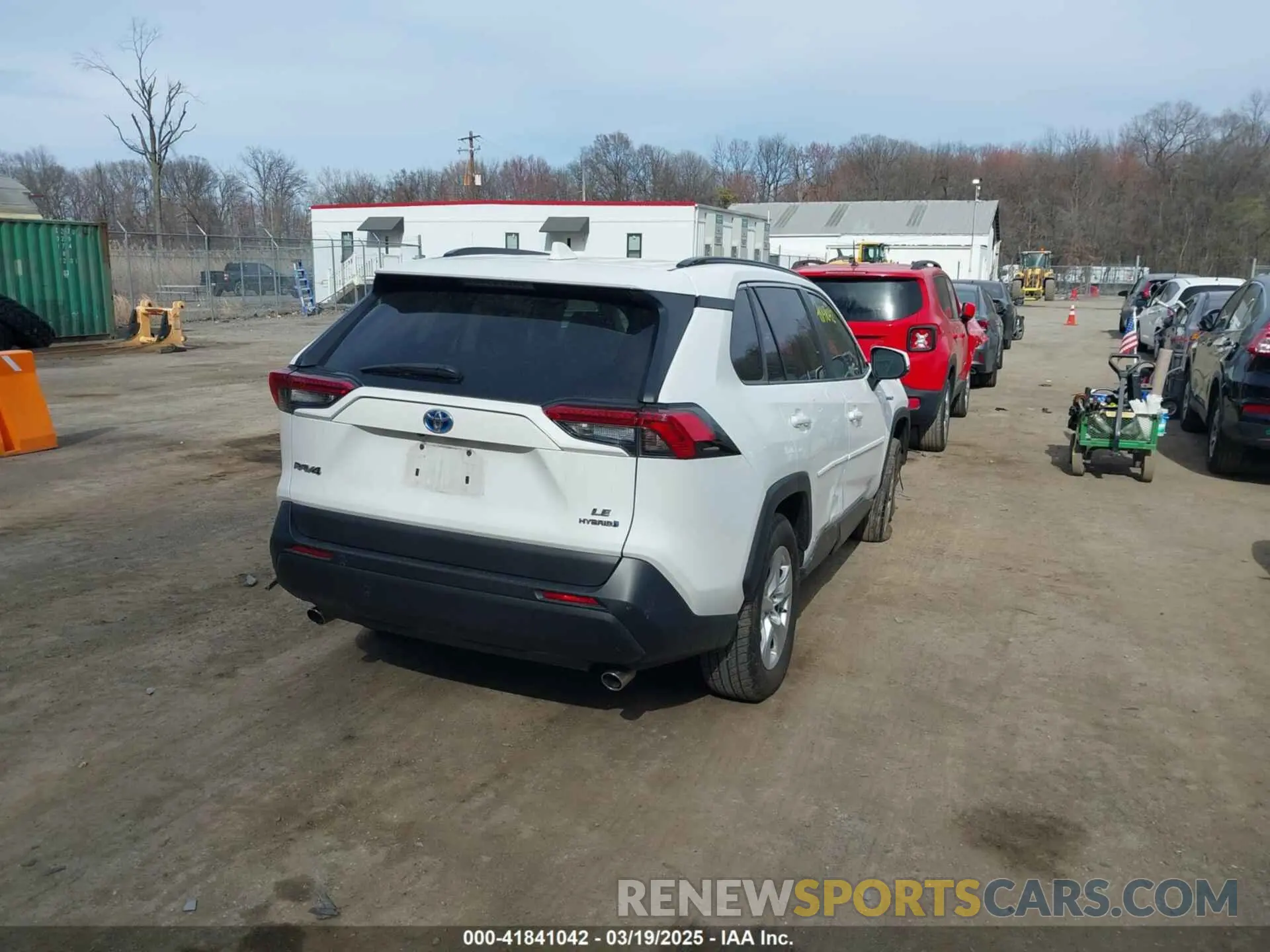 4 fotografías del automóvil dañado 2T3MWRFV7LW050403 TOYOTA RAV4 HYBRID 2020
