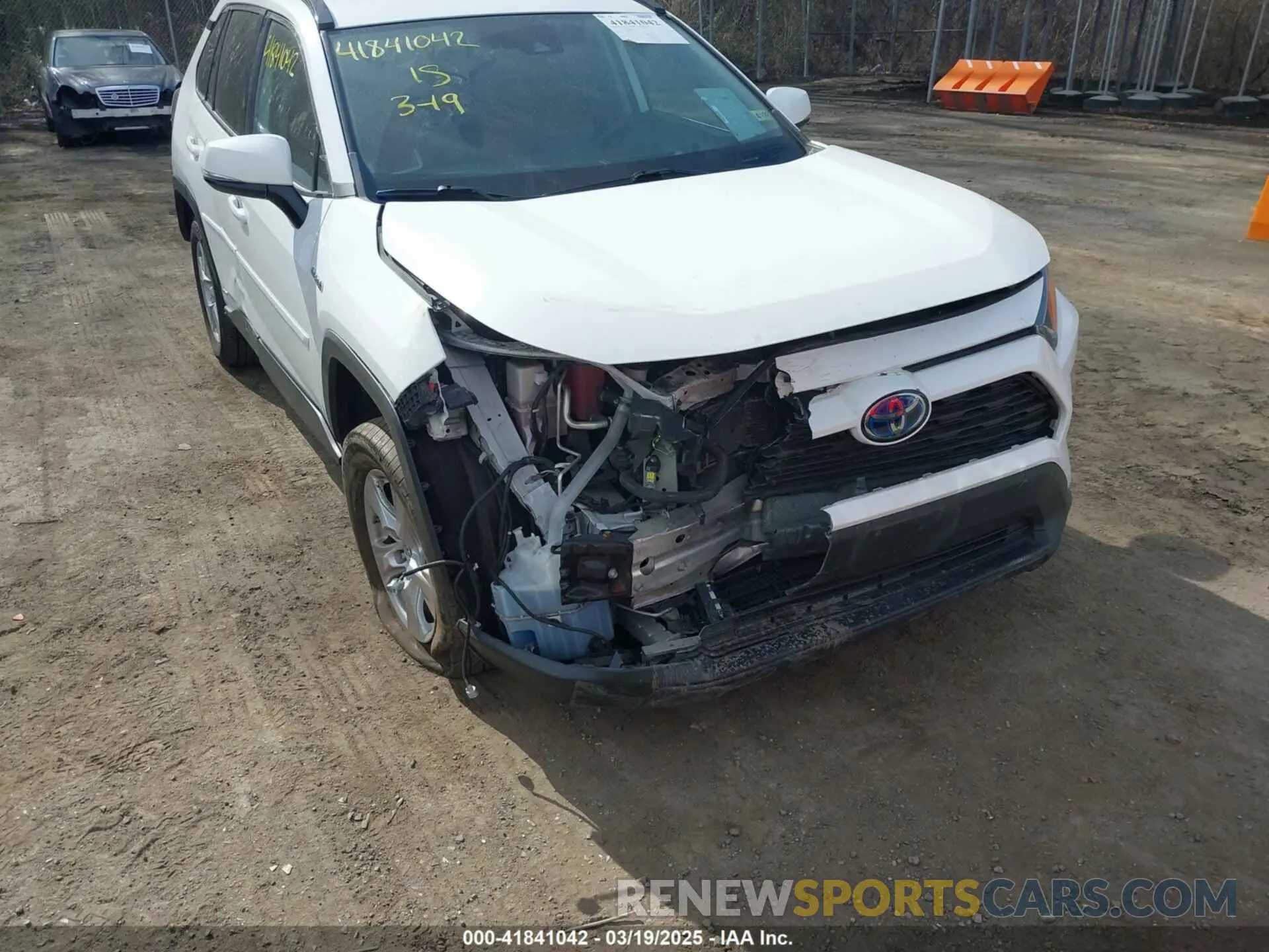 6 fotografías del automóvil dañado 2T3MWRFV7LW050403 TOYOTA RAV4 HYBRID 2020