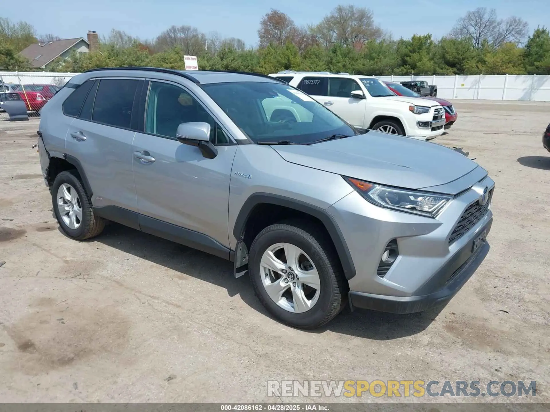 1 fotografías del automóvil dañado 2T3RWRFV1LW095424 TOYOTA RAV4 HYBRID 2020