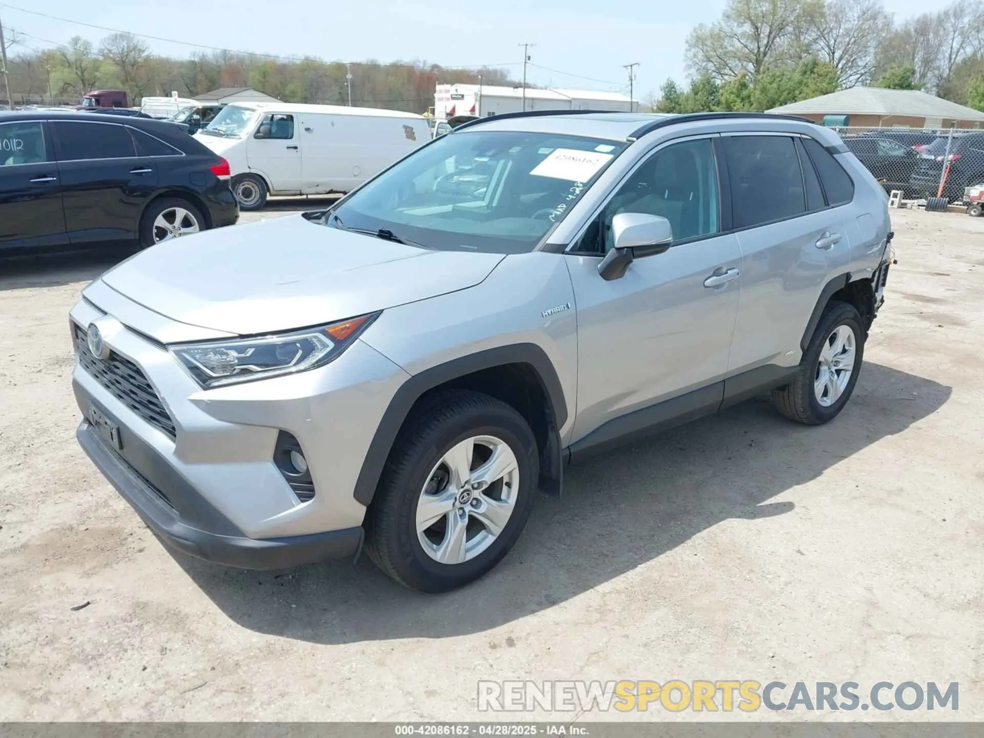 2 fotografías del automóvil dañado 2T3RWRFV1LW095424 TOYOTA RAV4 HYBRID 2020